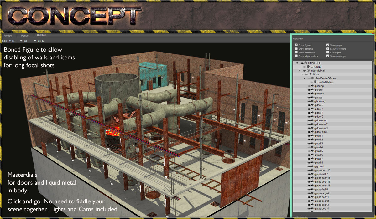 Industrial Super Hall by N/A