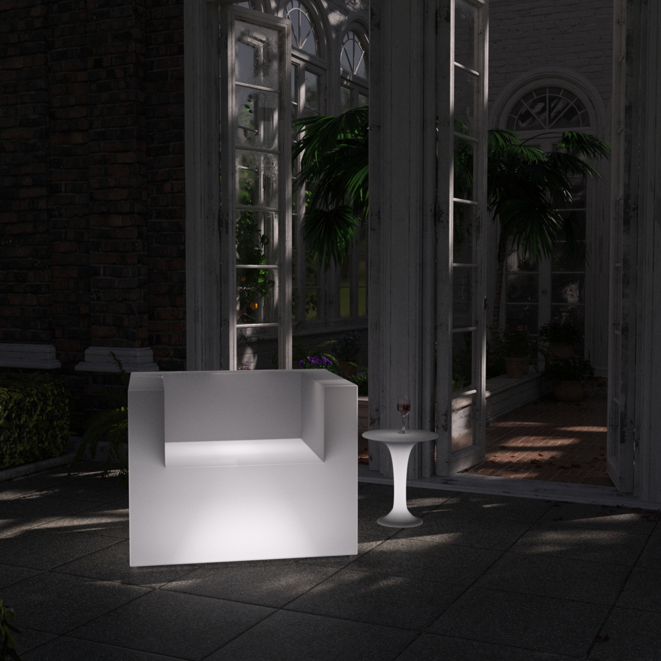 Night lights: Lighted furniture for Daz Studio Iray by N/A