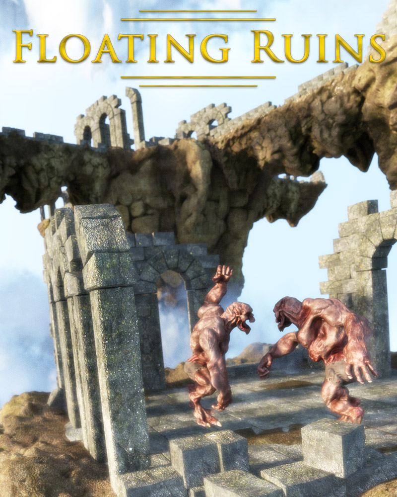 Floating Ruins for DS Iray by N/A
