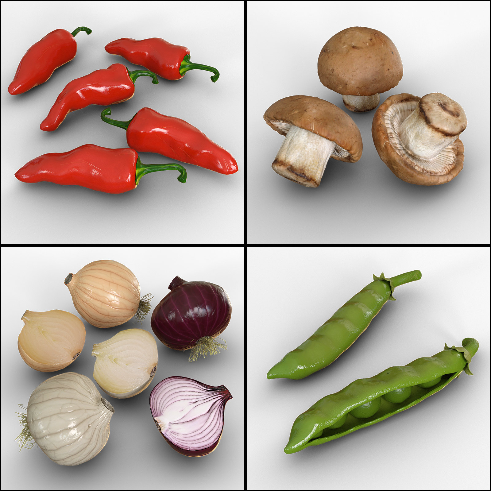 Exnem Veggies for Daz Studio Iray by N/A