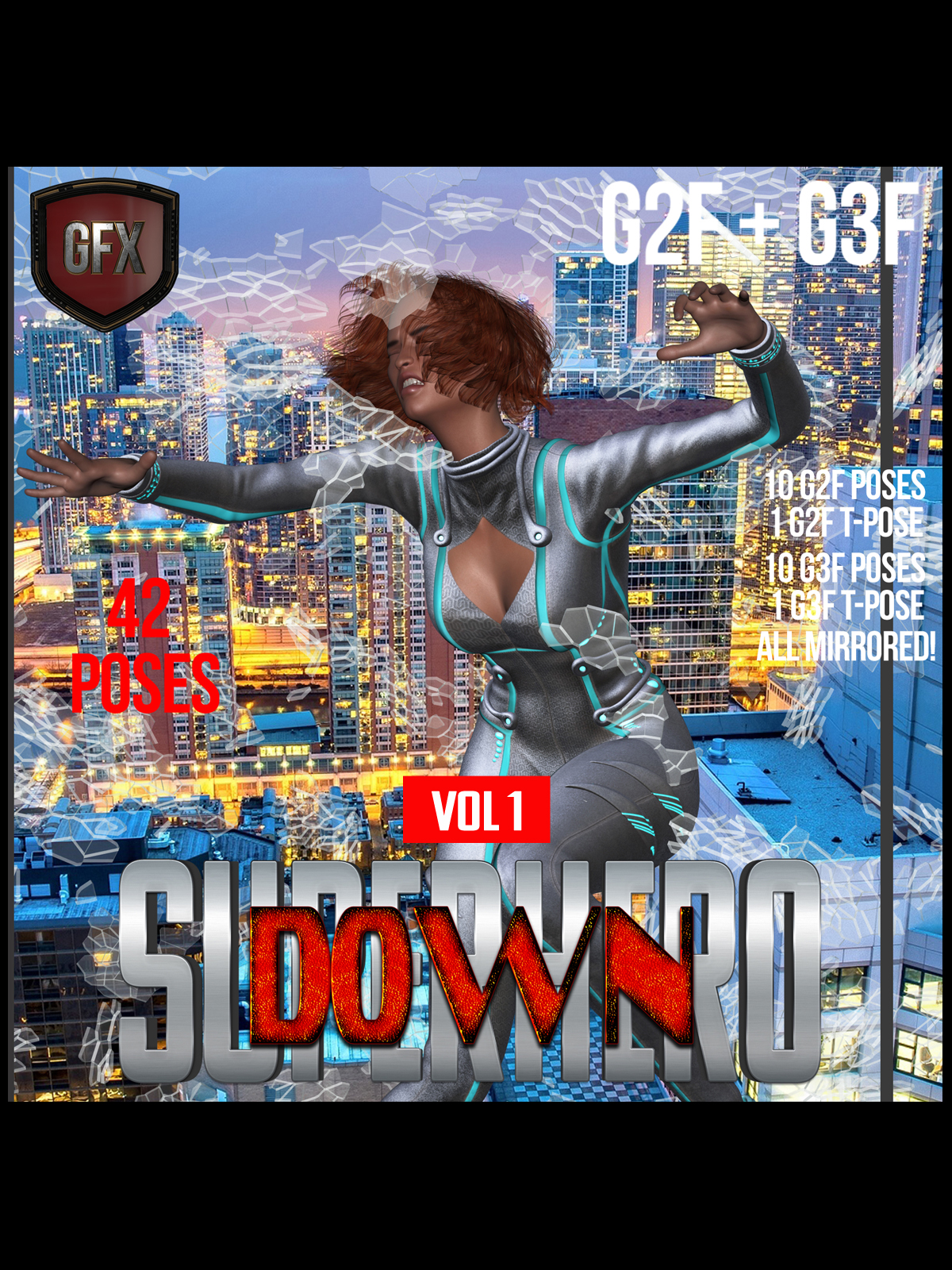 SuperHero Down Bundle for G2F and G3F by N/A