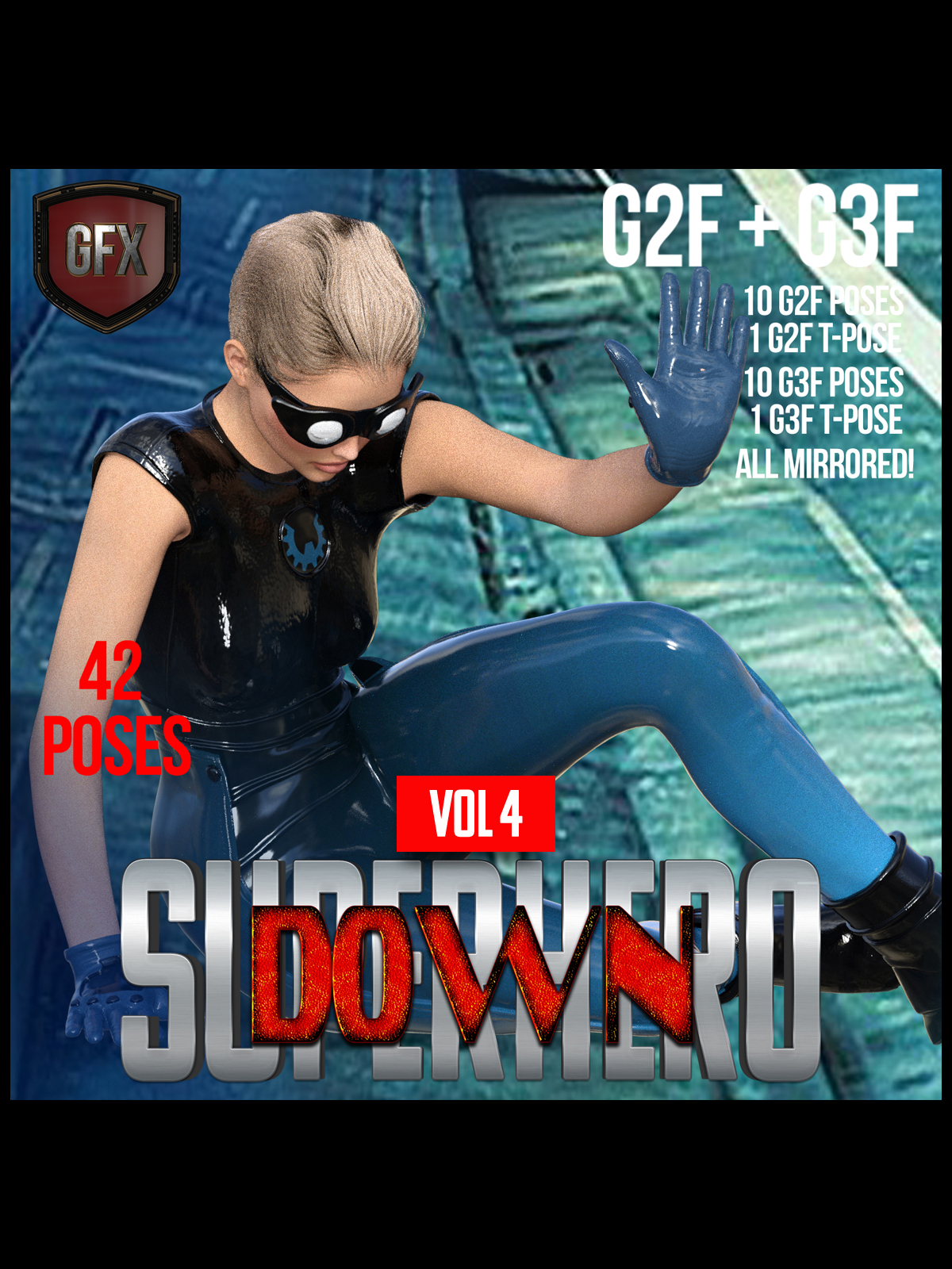 SuperHero Down Bundle for G2F and G3F by N/A