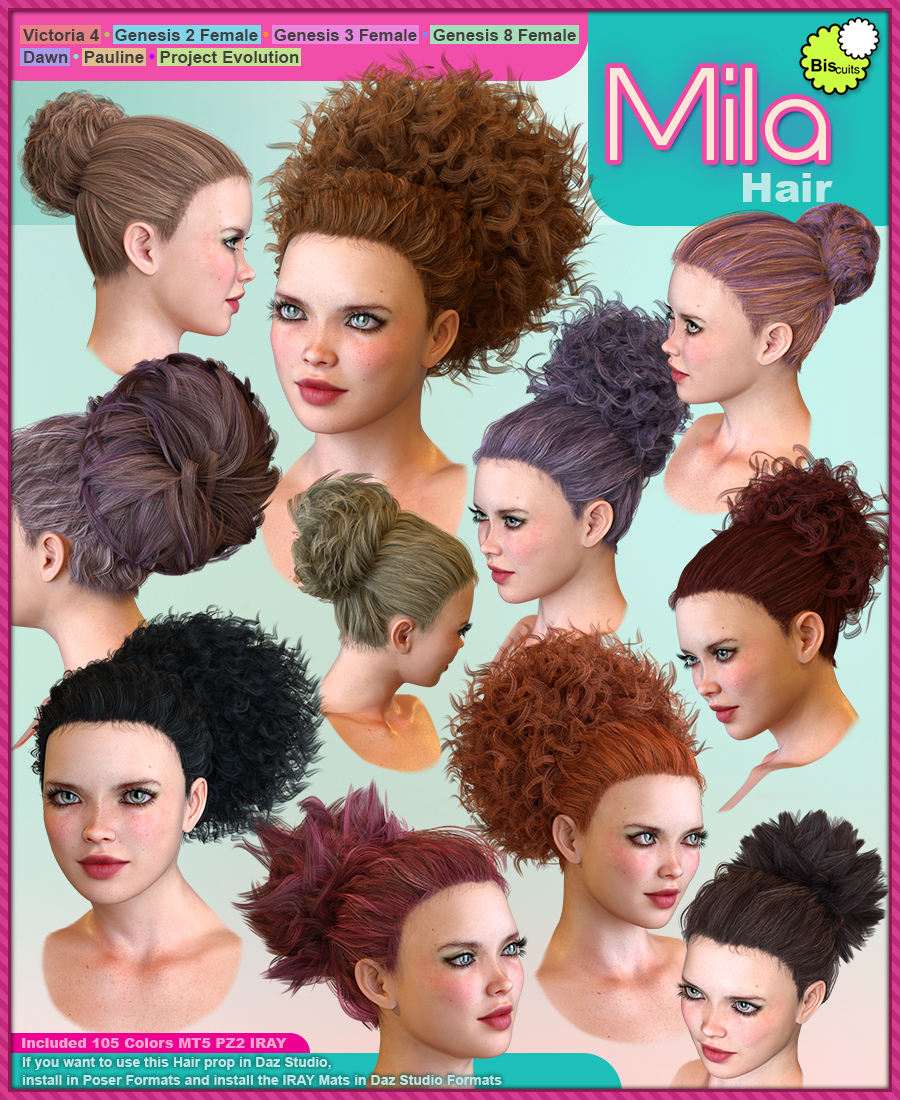 Biscuits Mila Hair by N/A