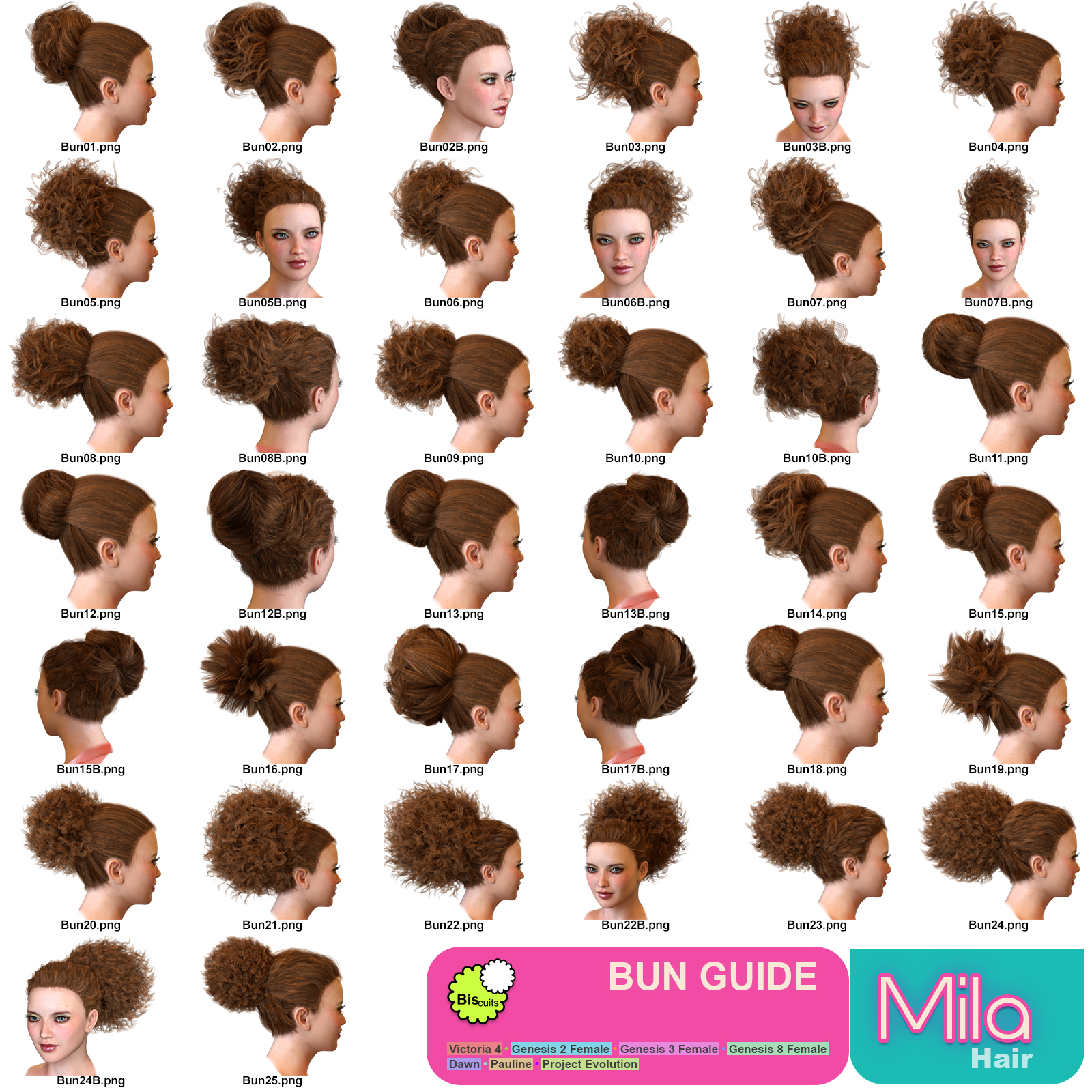 Biscuits Mila Hair by N/A