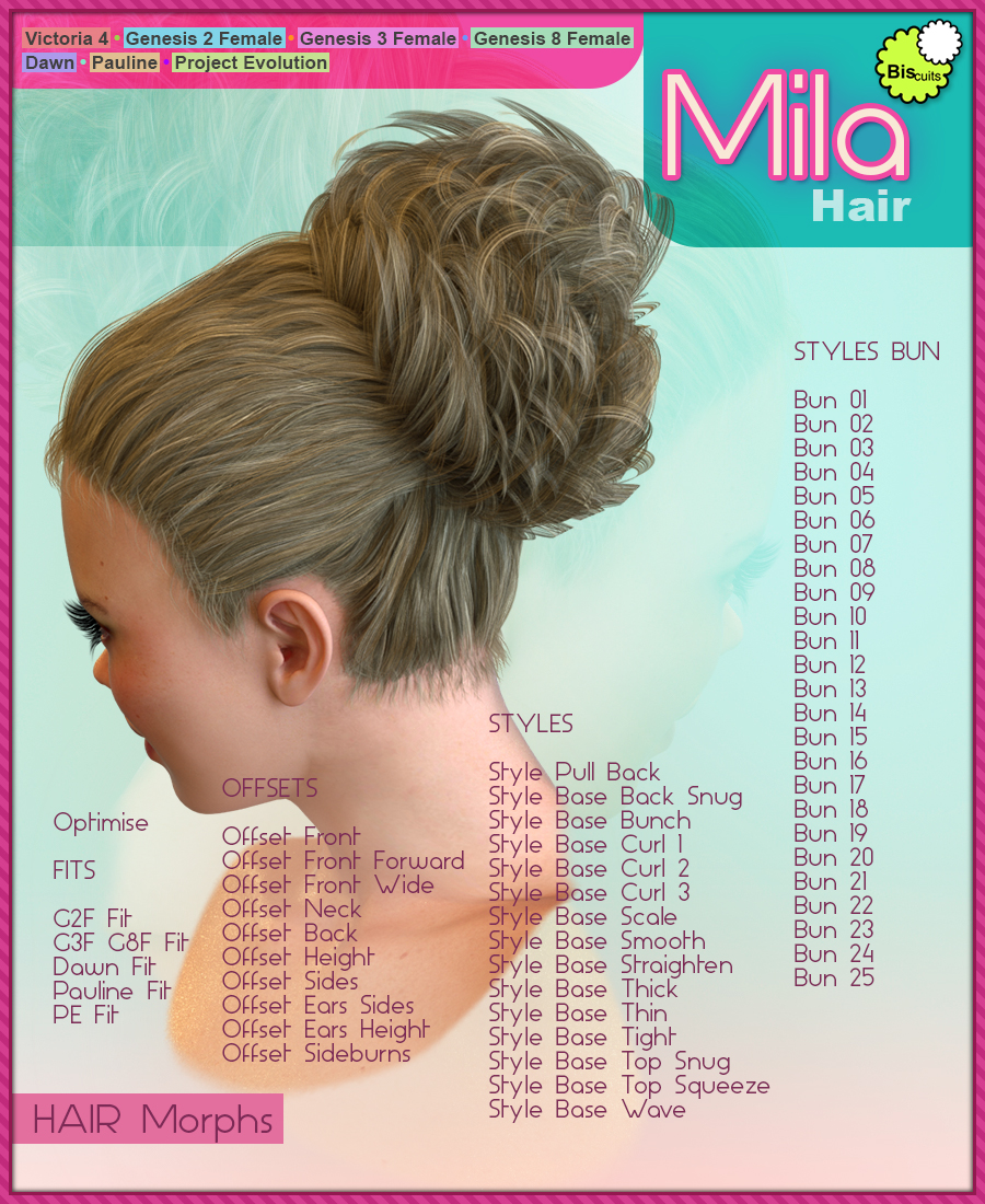 Biscuits Mila Hair by N/A