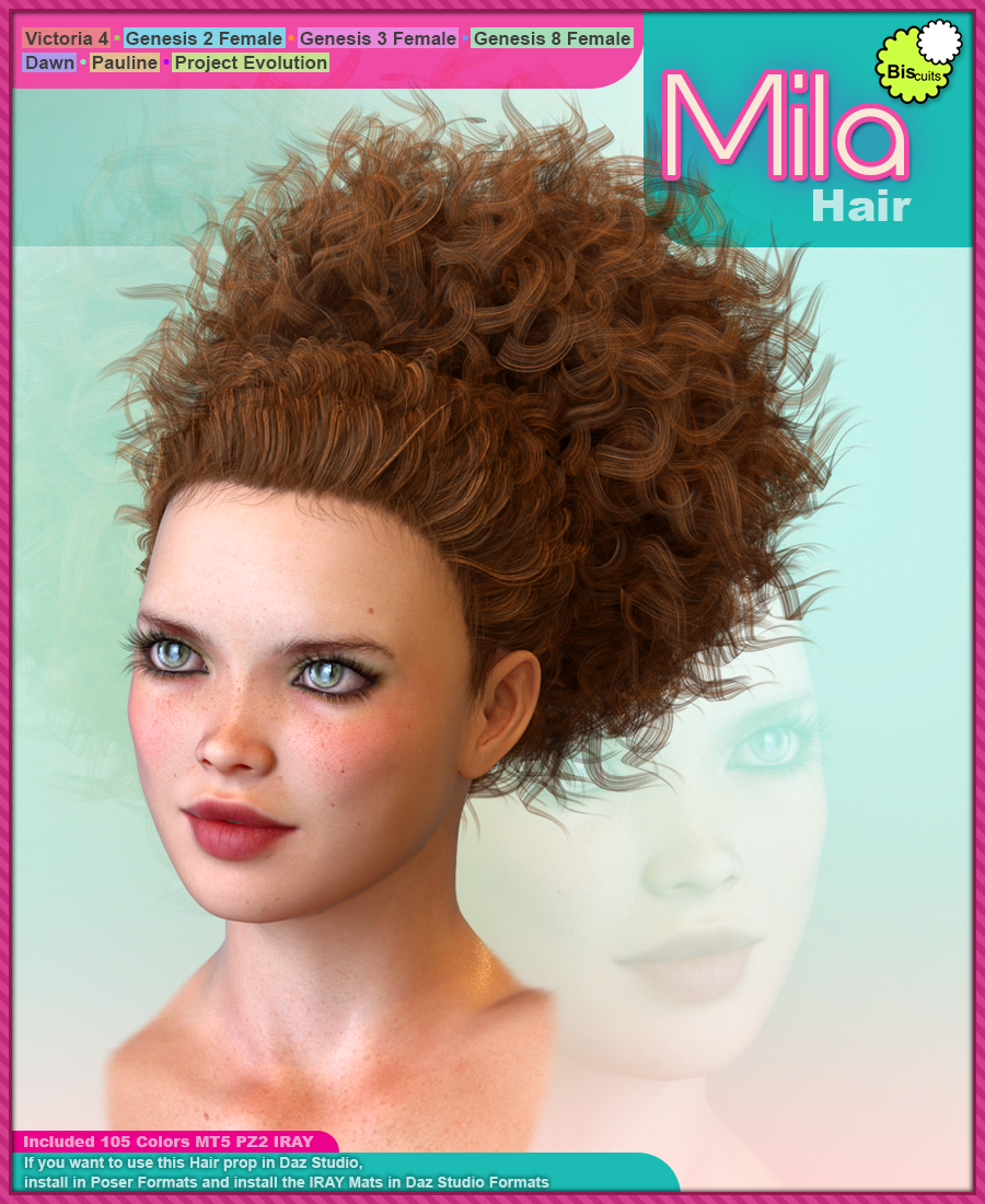 Biscuits Mila Hair by N/A