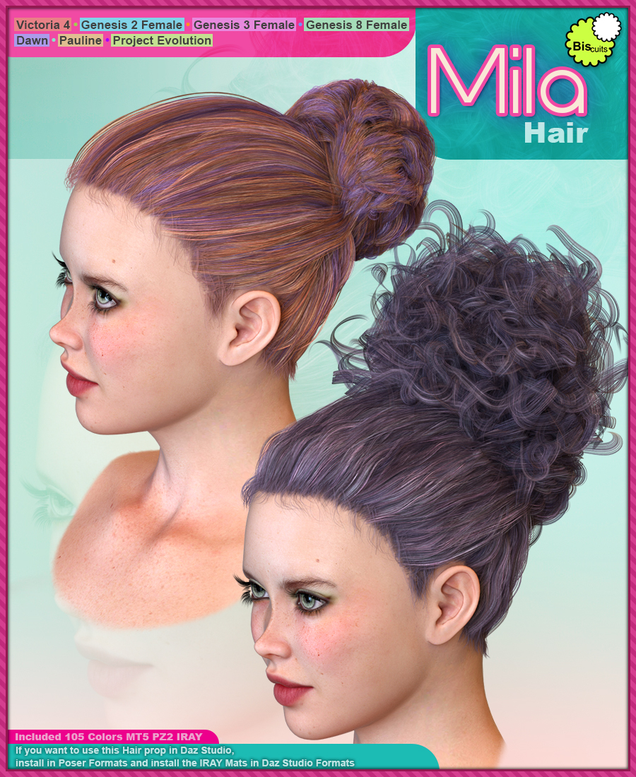 Biscuits Mila Hair by N/A