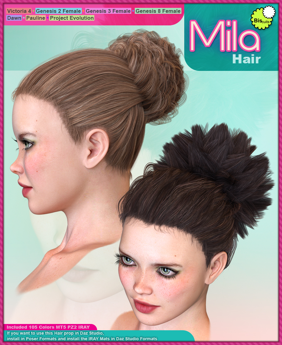 Biscuits Mila Hair by N/A
