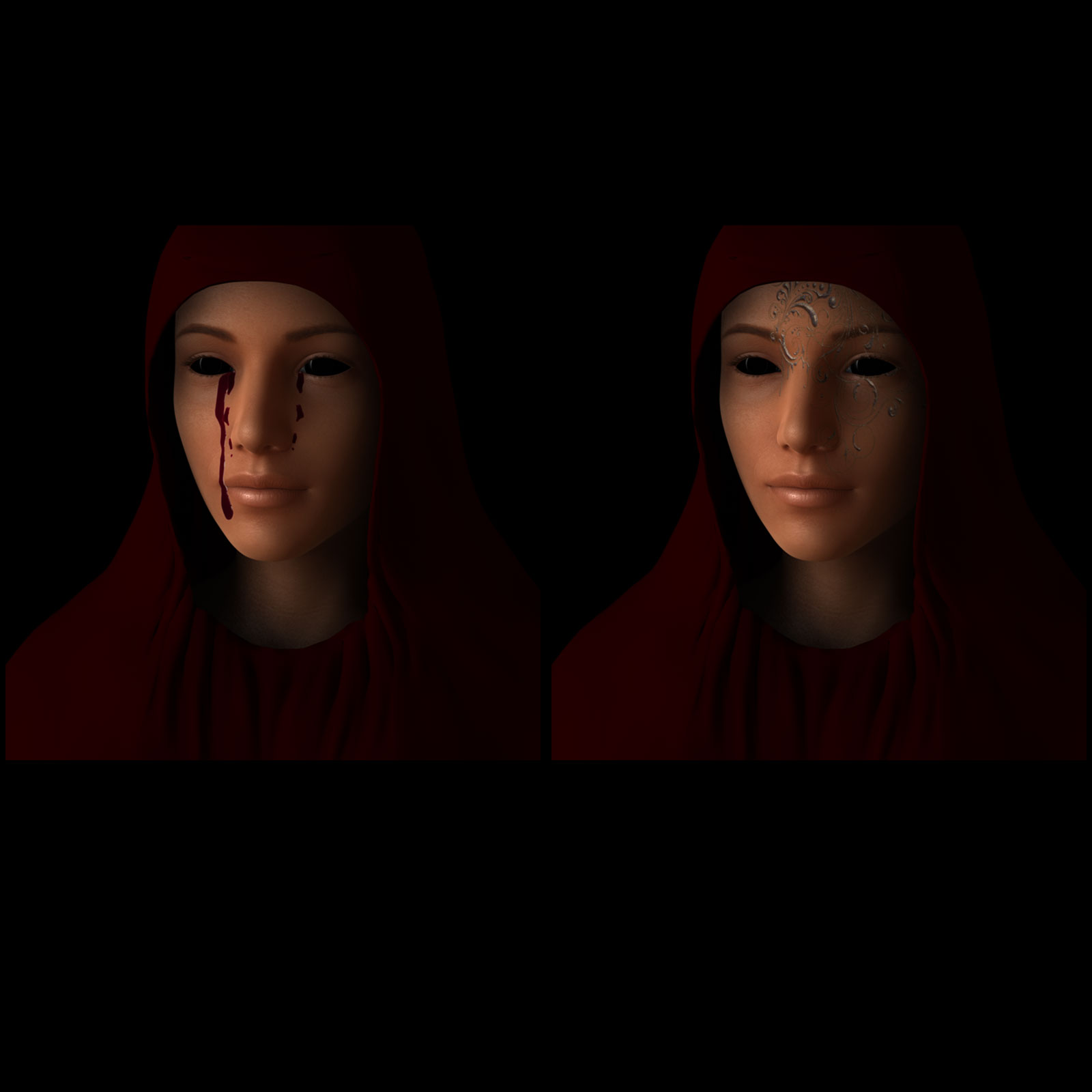Masks for Genesis 8 Female by N/A