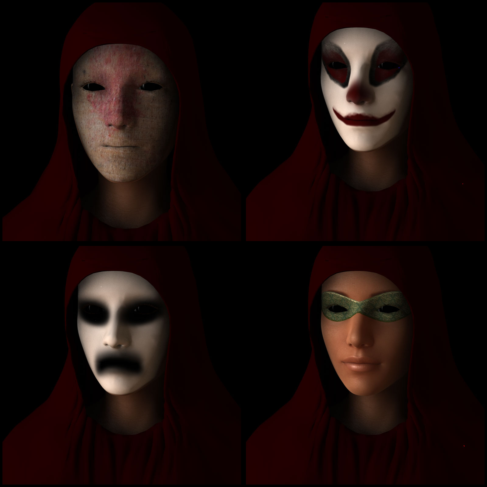 Masks for Genesis 8 Female by N/A
