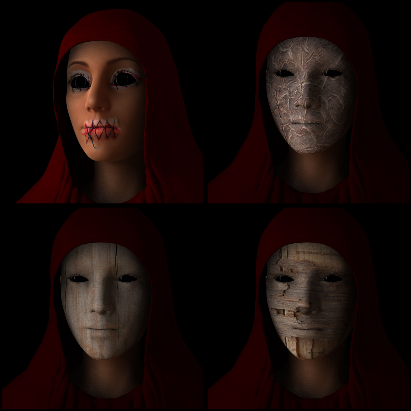 Masks for Genesis 8 Female by N/A