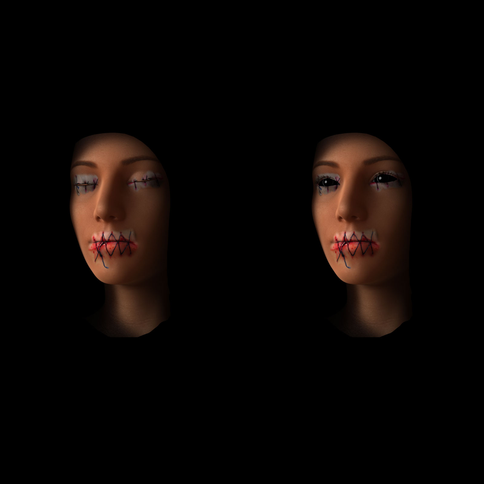 Masks for Genesis 8 Female by N/A