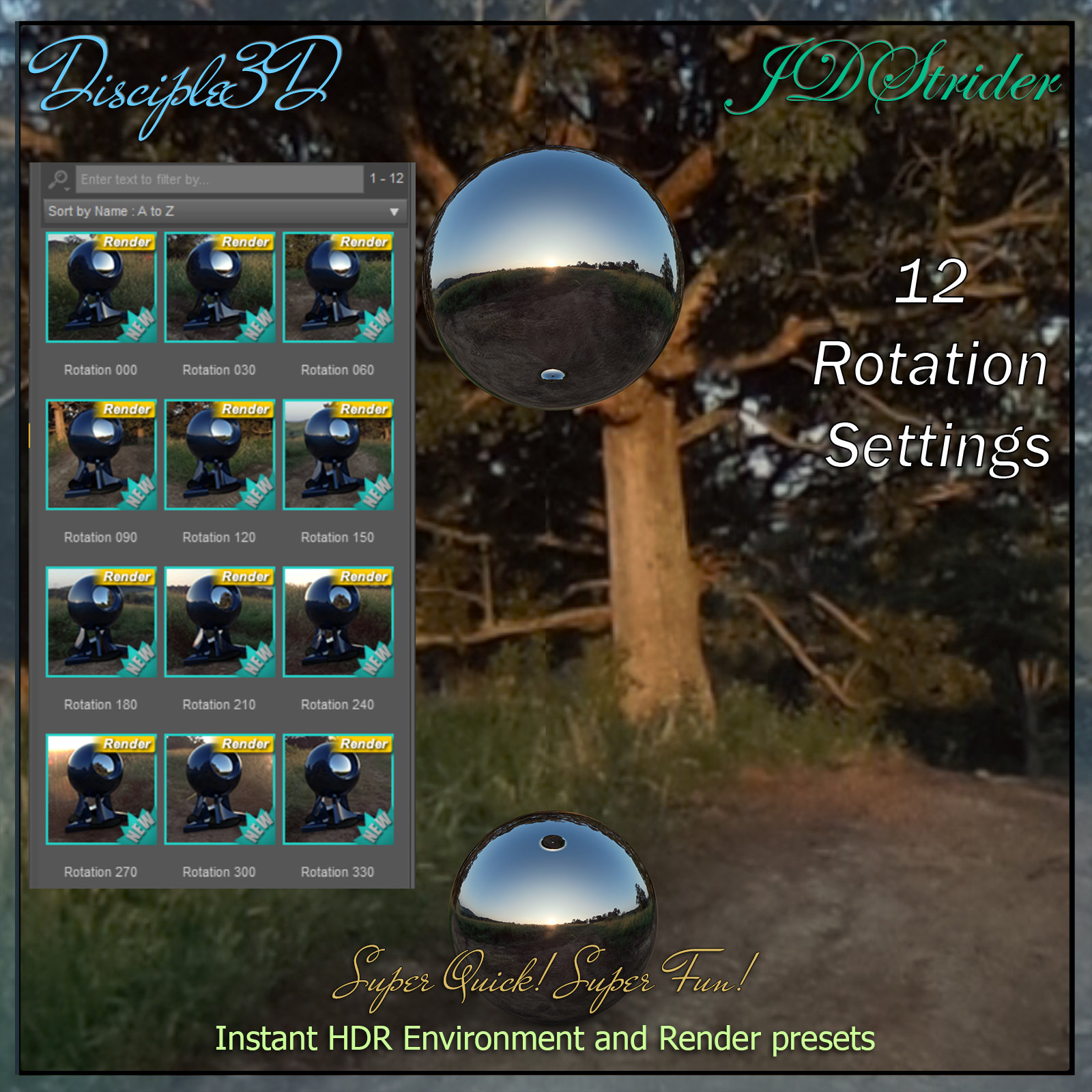 Disciple3D - Highland Farms Sunset HDRI by N/A