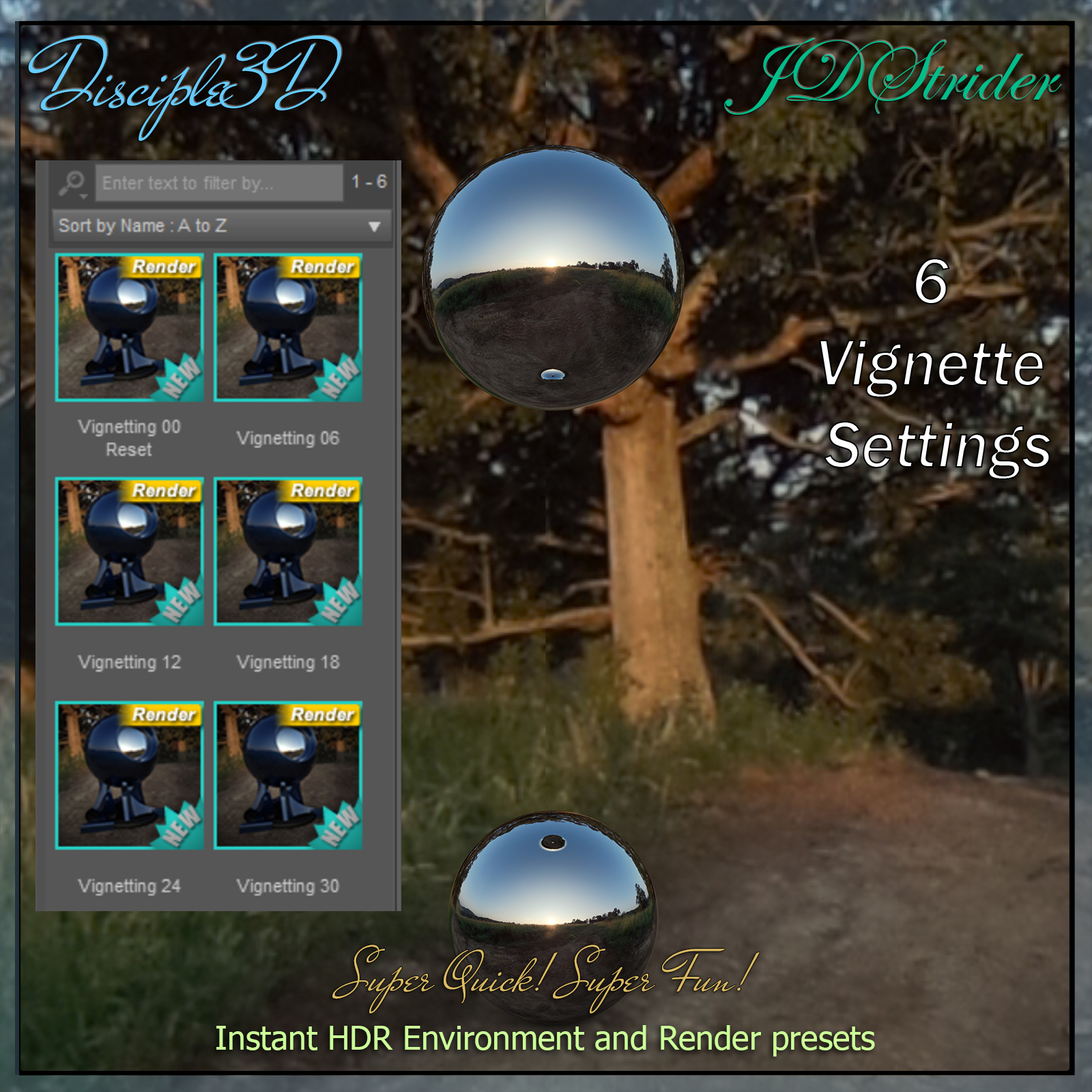 Disciple3D - Highland Farms Sunset HDRI by N/A