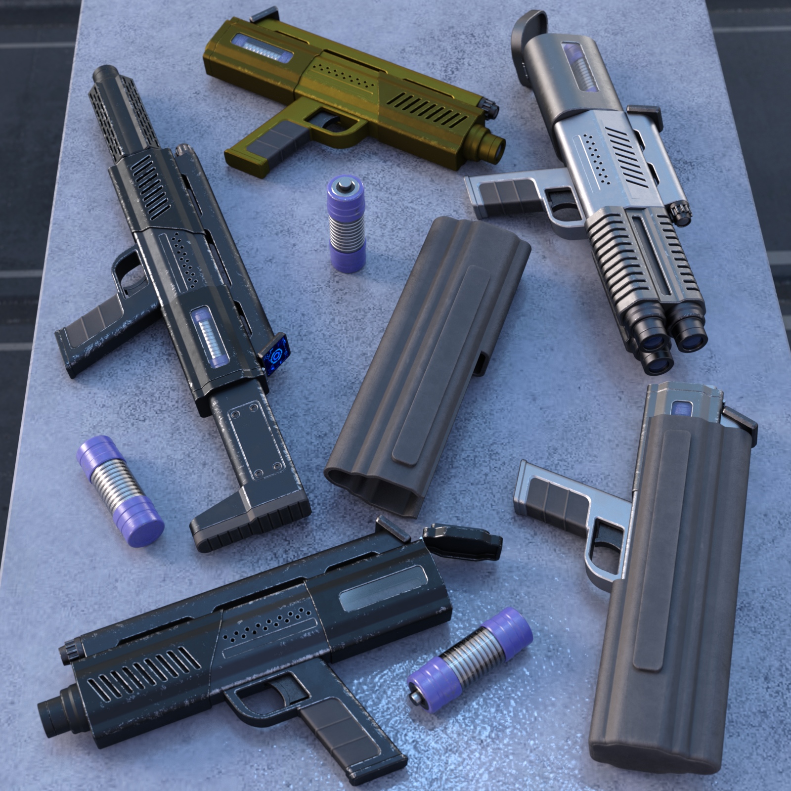 Sci Fi Blasters by N/A