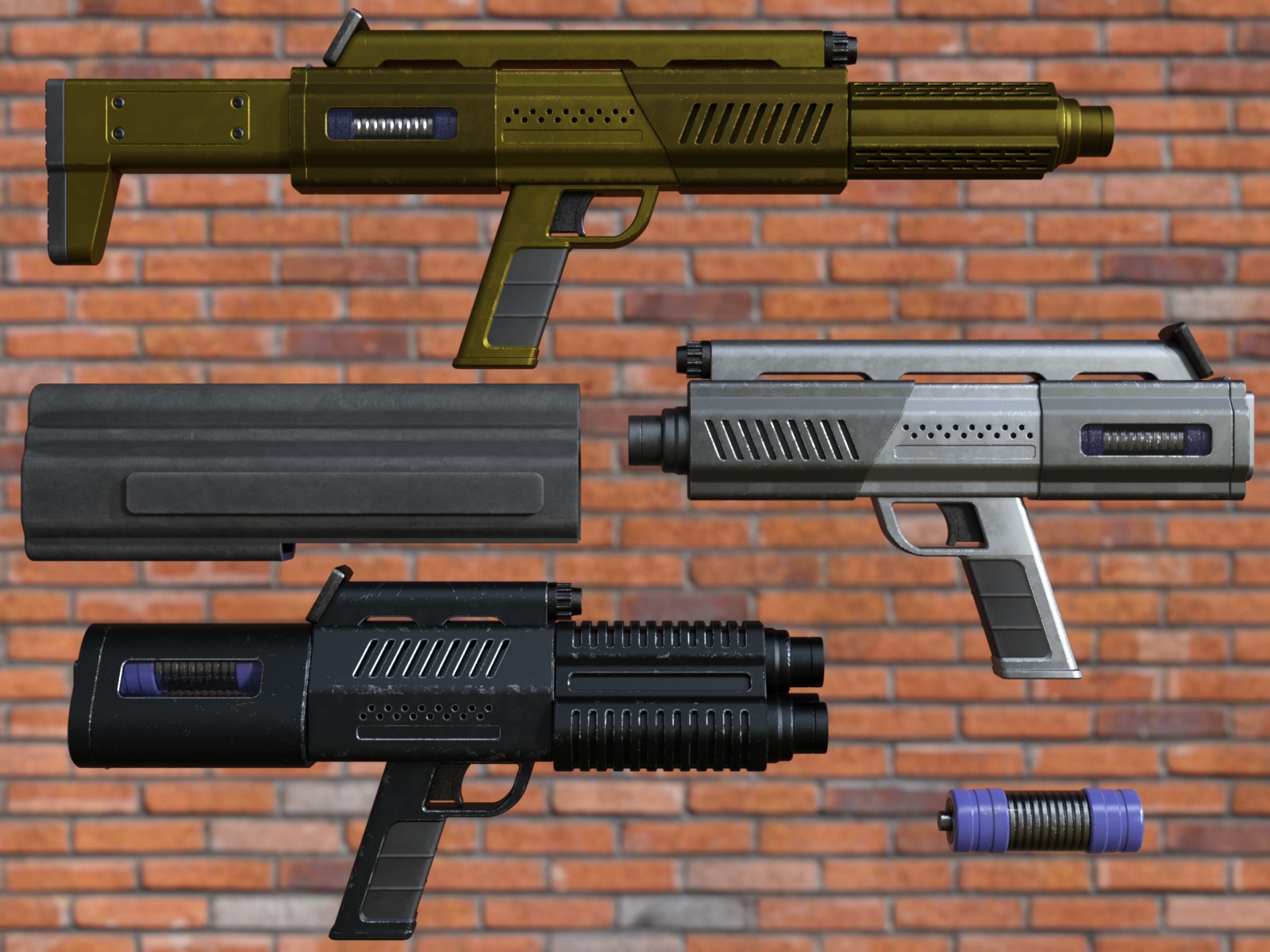 Sci Fi Blasters by N/A