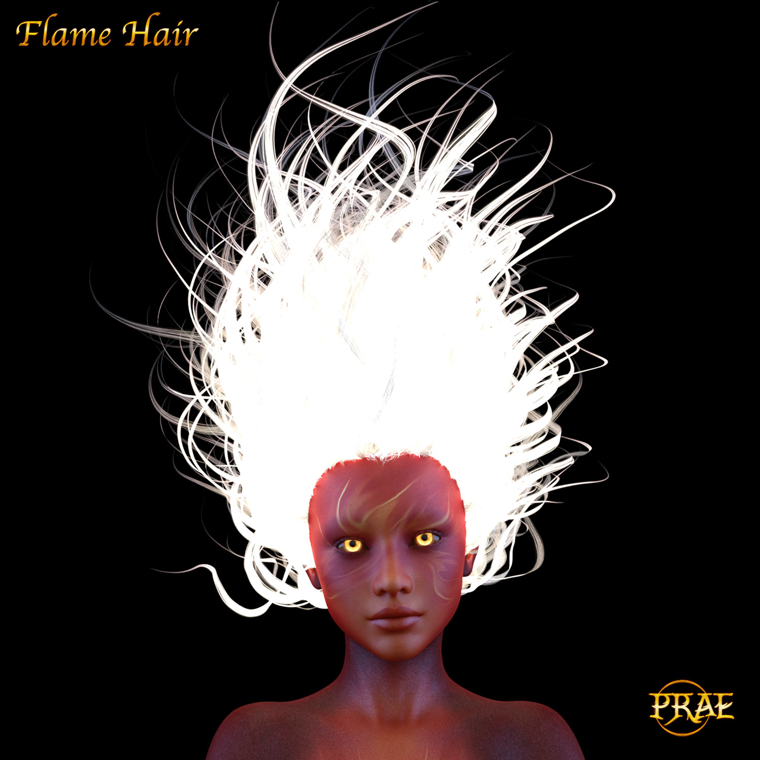 Prae-Fire Hair Double Pack G3/G8 Daz by N/A