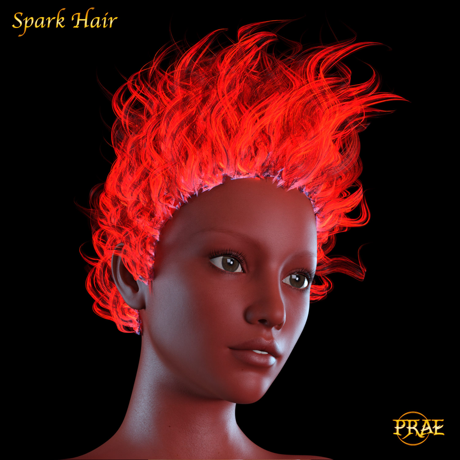 Prae-Fire Hair Double Pack G3/G8 Daz by N/A