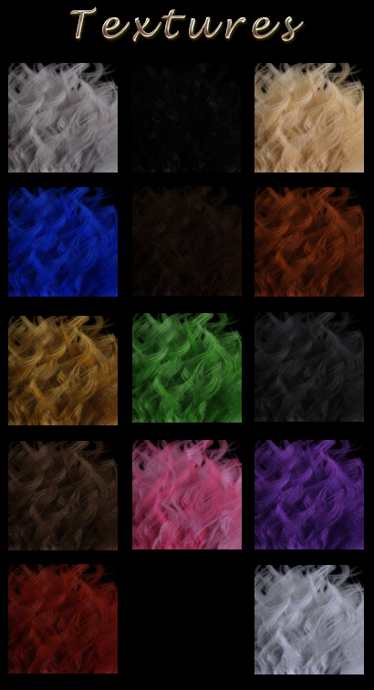 Prae-Fire Hair Double Pack G3/G8 Daz by N/A