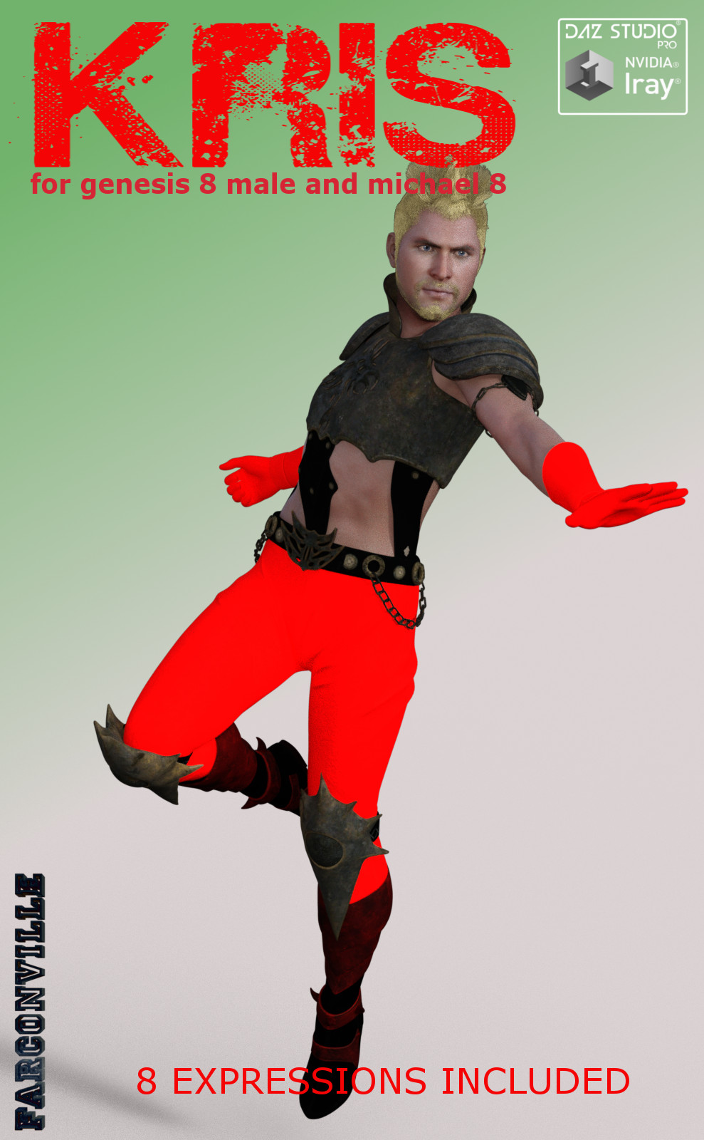 Kris for Genesis 8 Male and Michael 8 by N/A