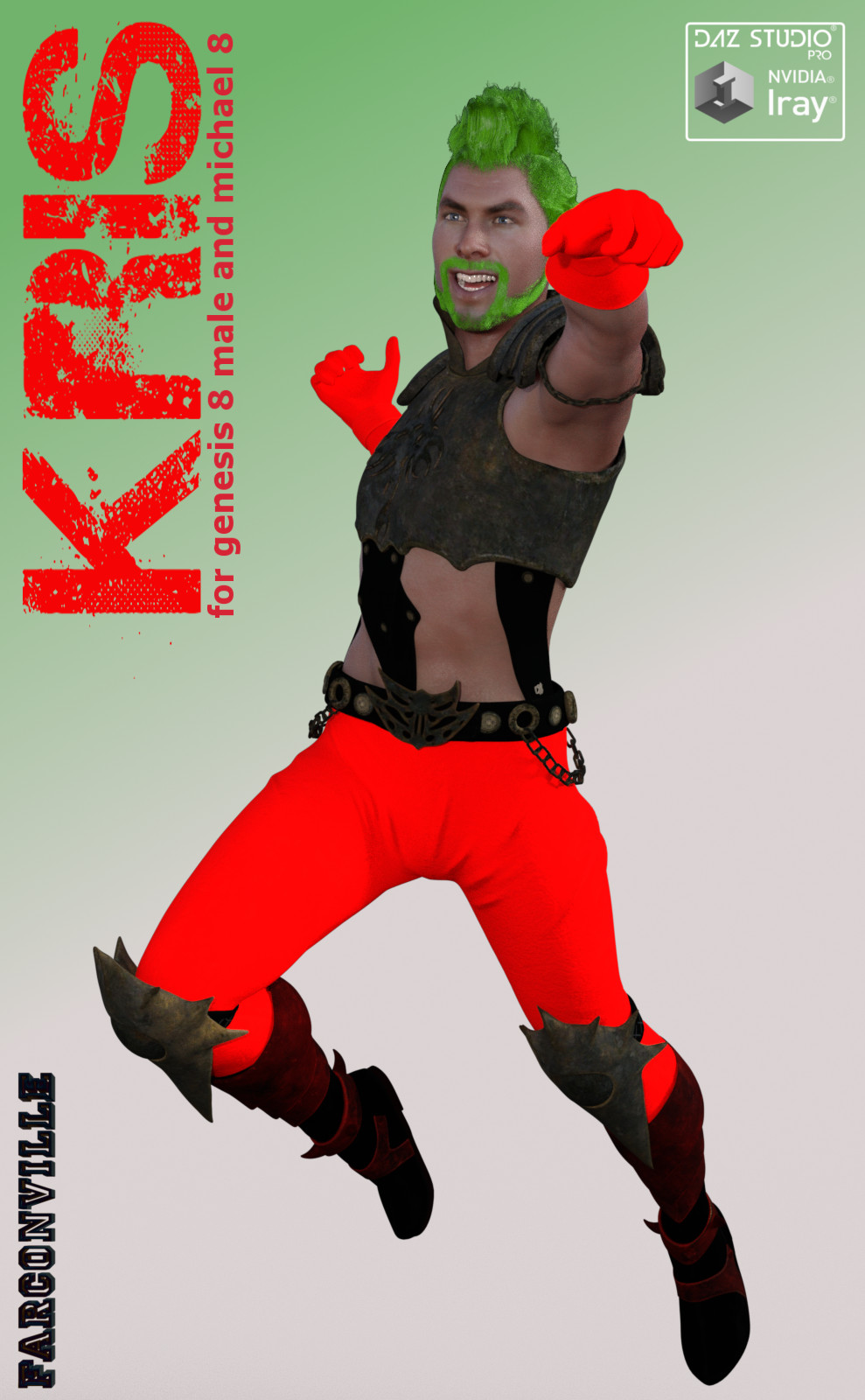 Kris for Genesis 8 Male and Michael 8 by N/A