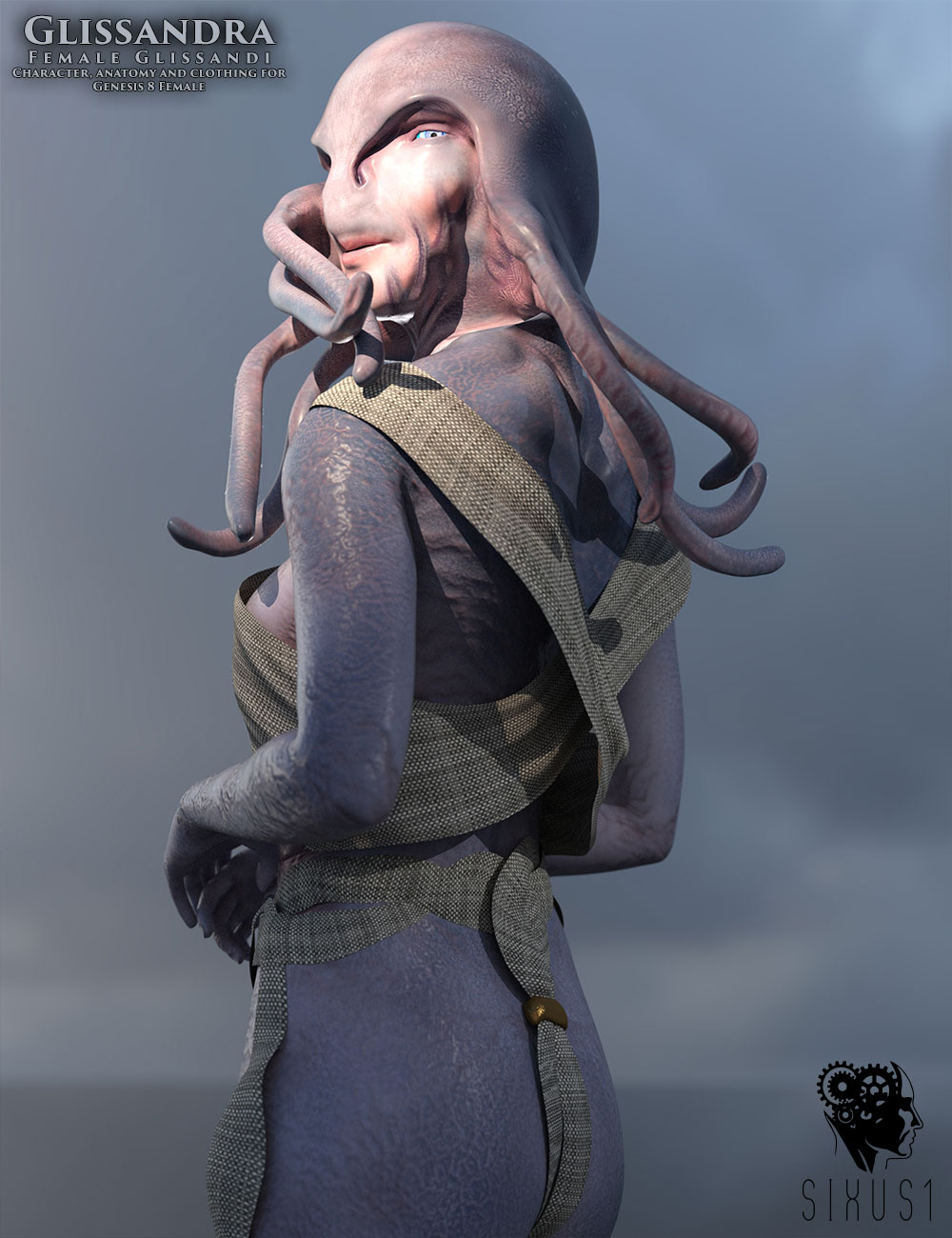 Glissandra Female Glissandi Character, anatomy and clothing for Genesis 8 Female by N/A