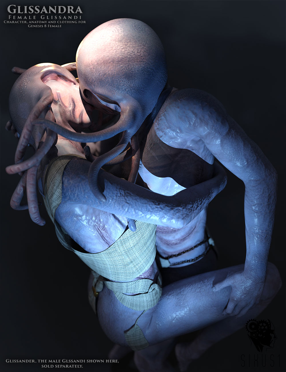 Glissandra Female Glissandi Character, anatomy and clothing for Genesis 8 Female by N/A