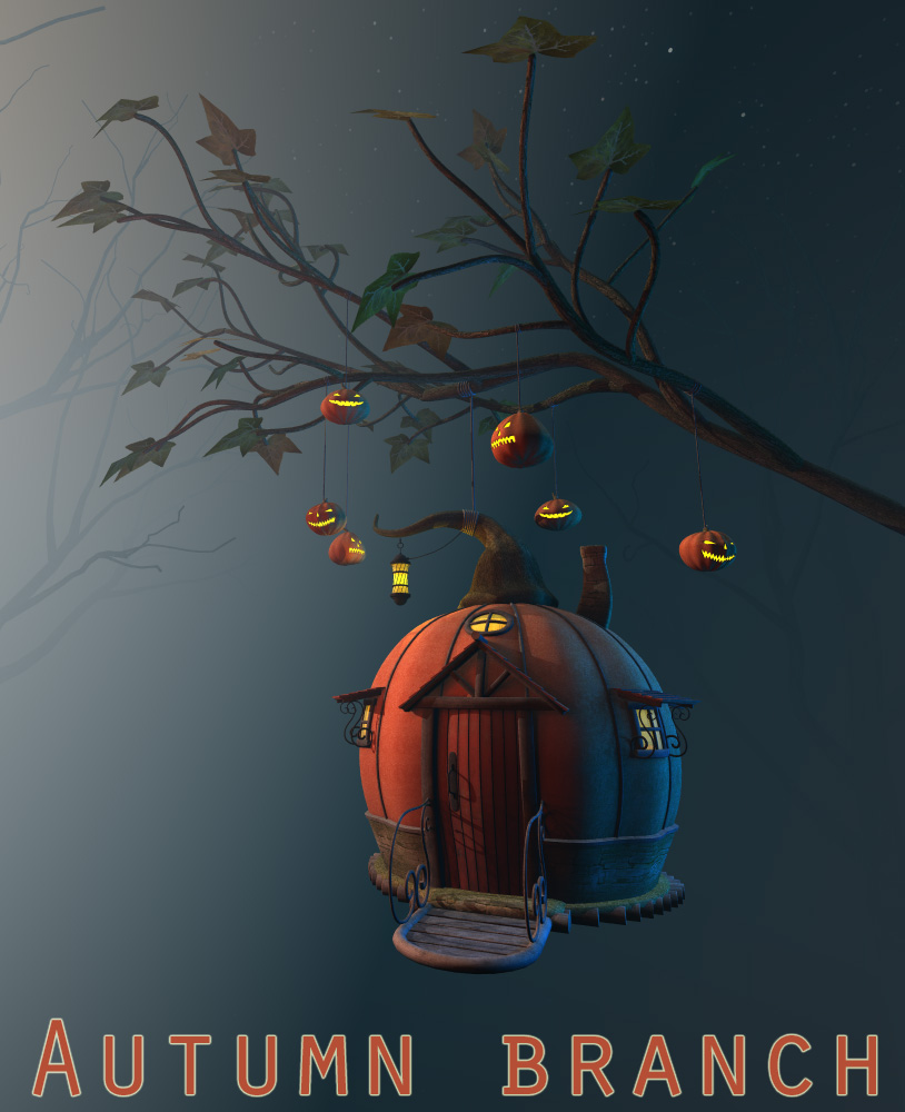 Autumn branch by N/A