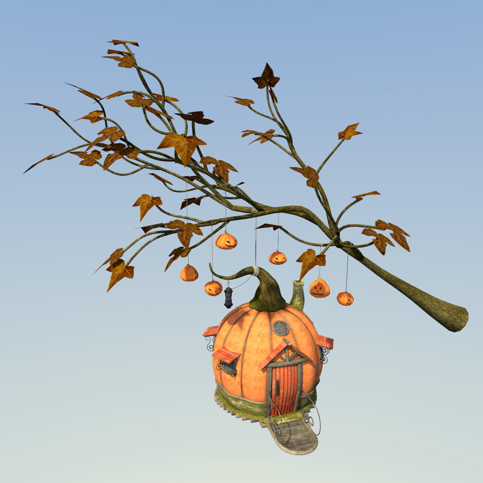 Autumn branch by N/A