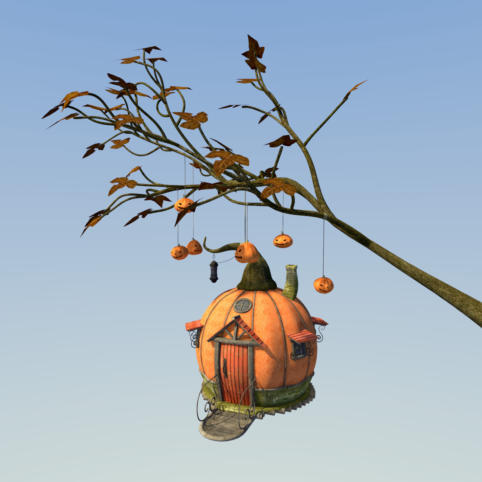 Autumn branch by N/A