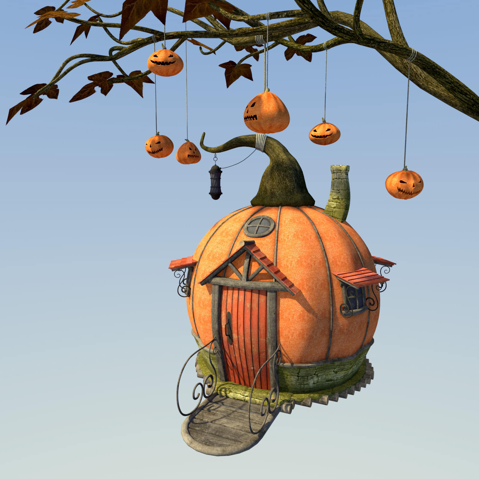 Autumn branch by N/A
