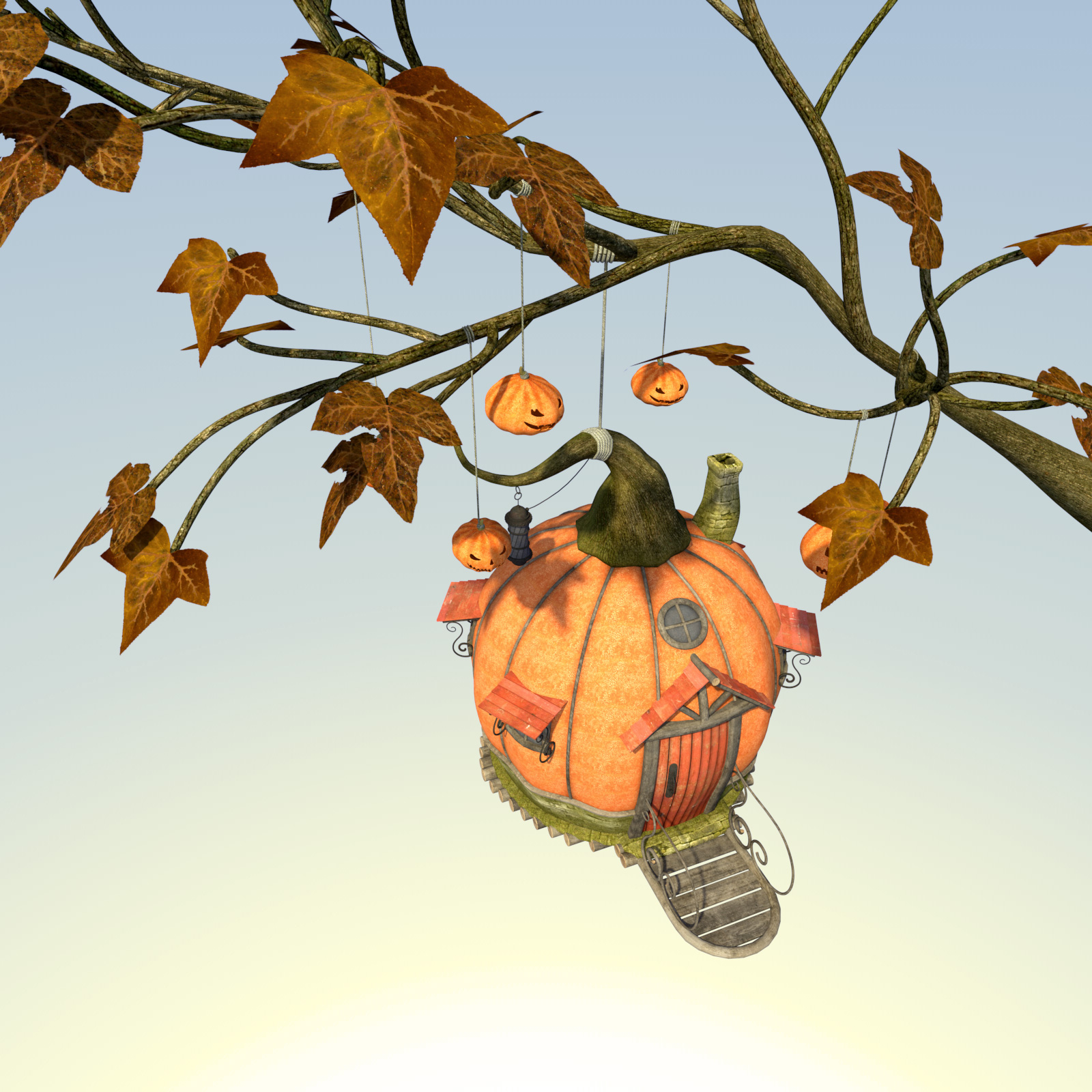 Autumn branch by N/A