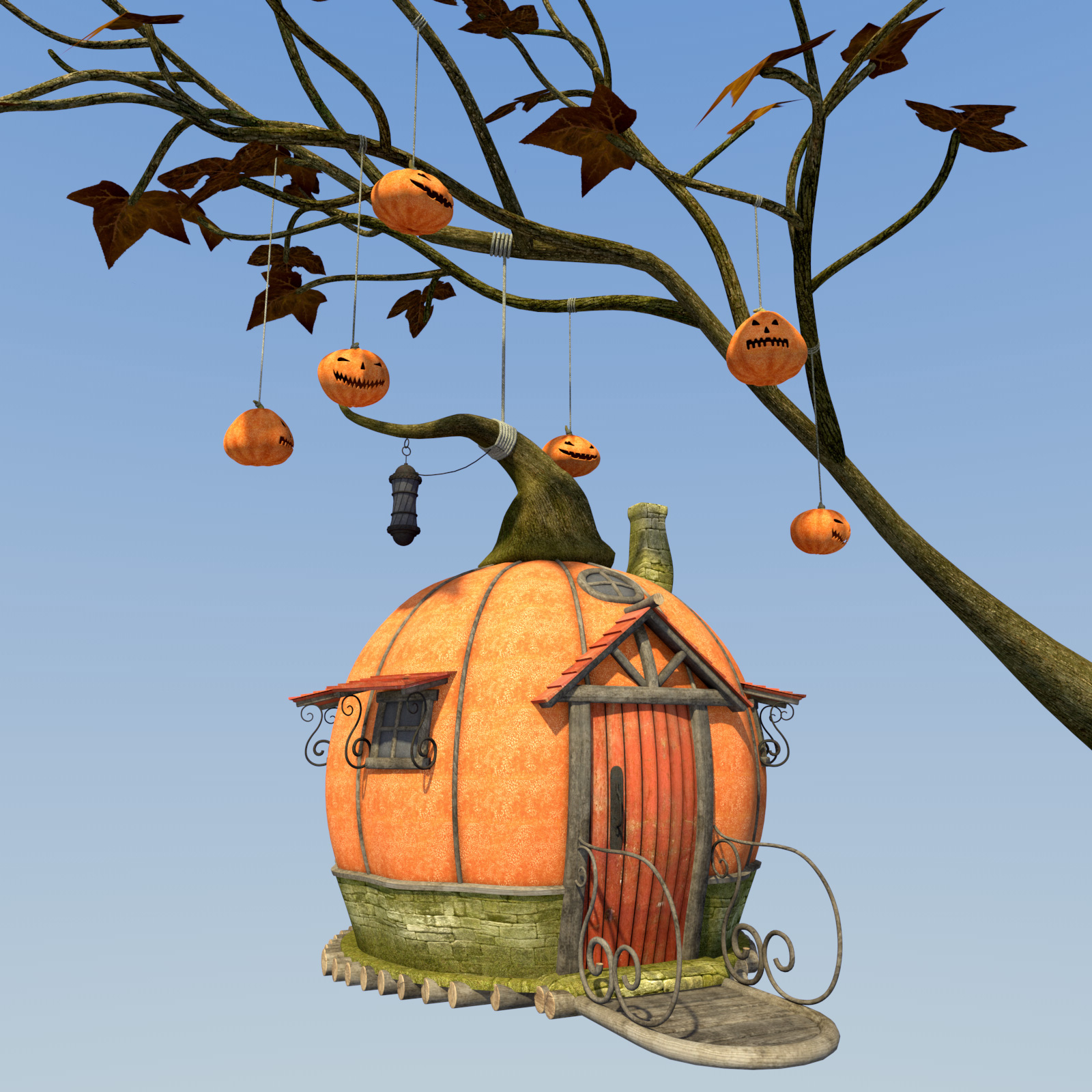 Autumn branch by N/A