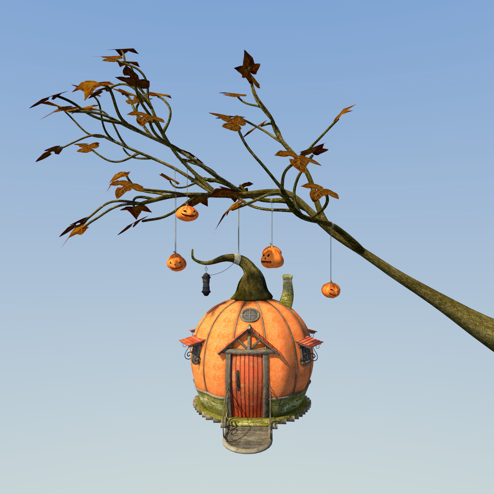 Autumn branch by N/A