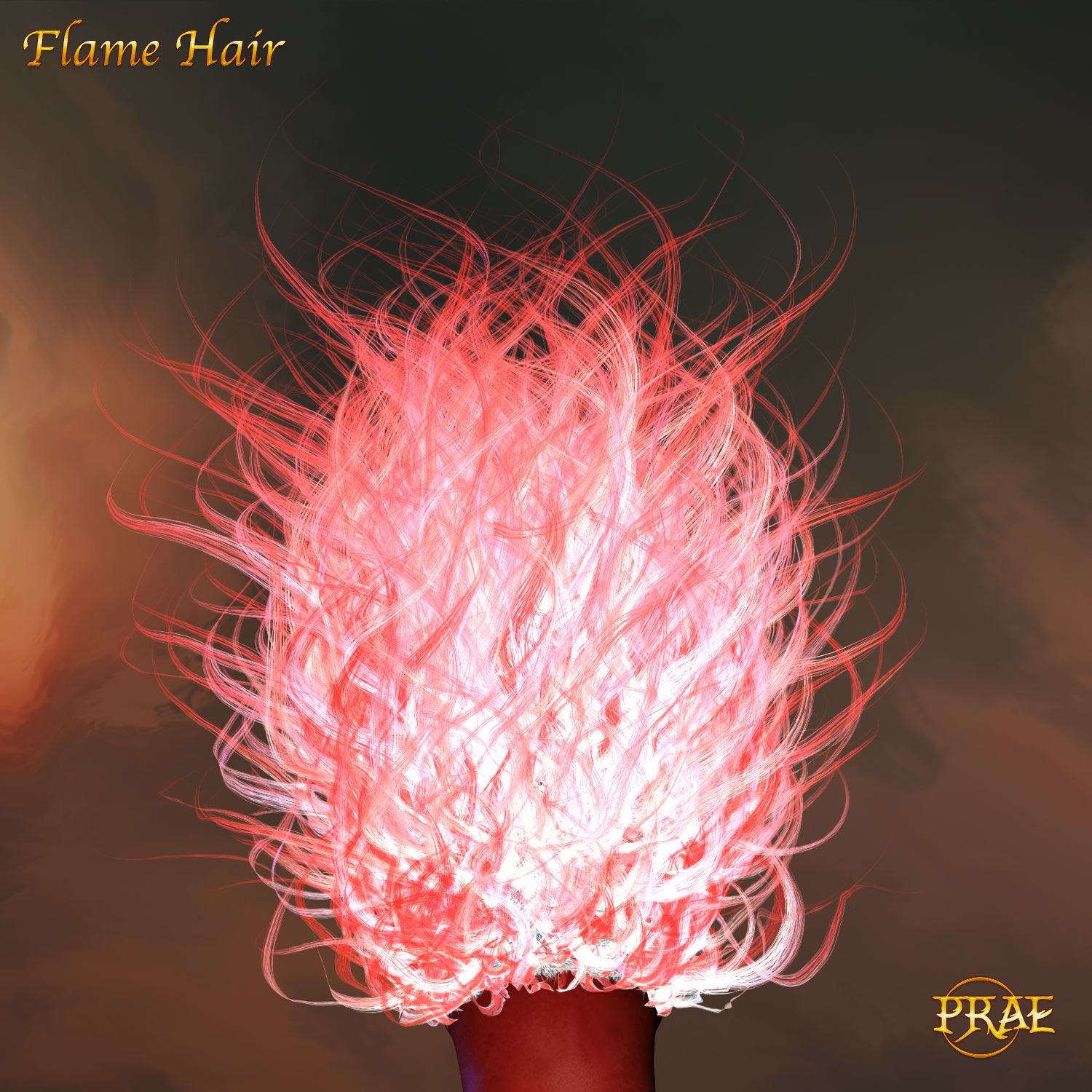 Prae-Fire Hair Double Pack V4/M4 Poser by N/A
