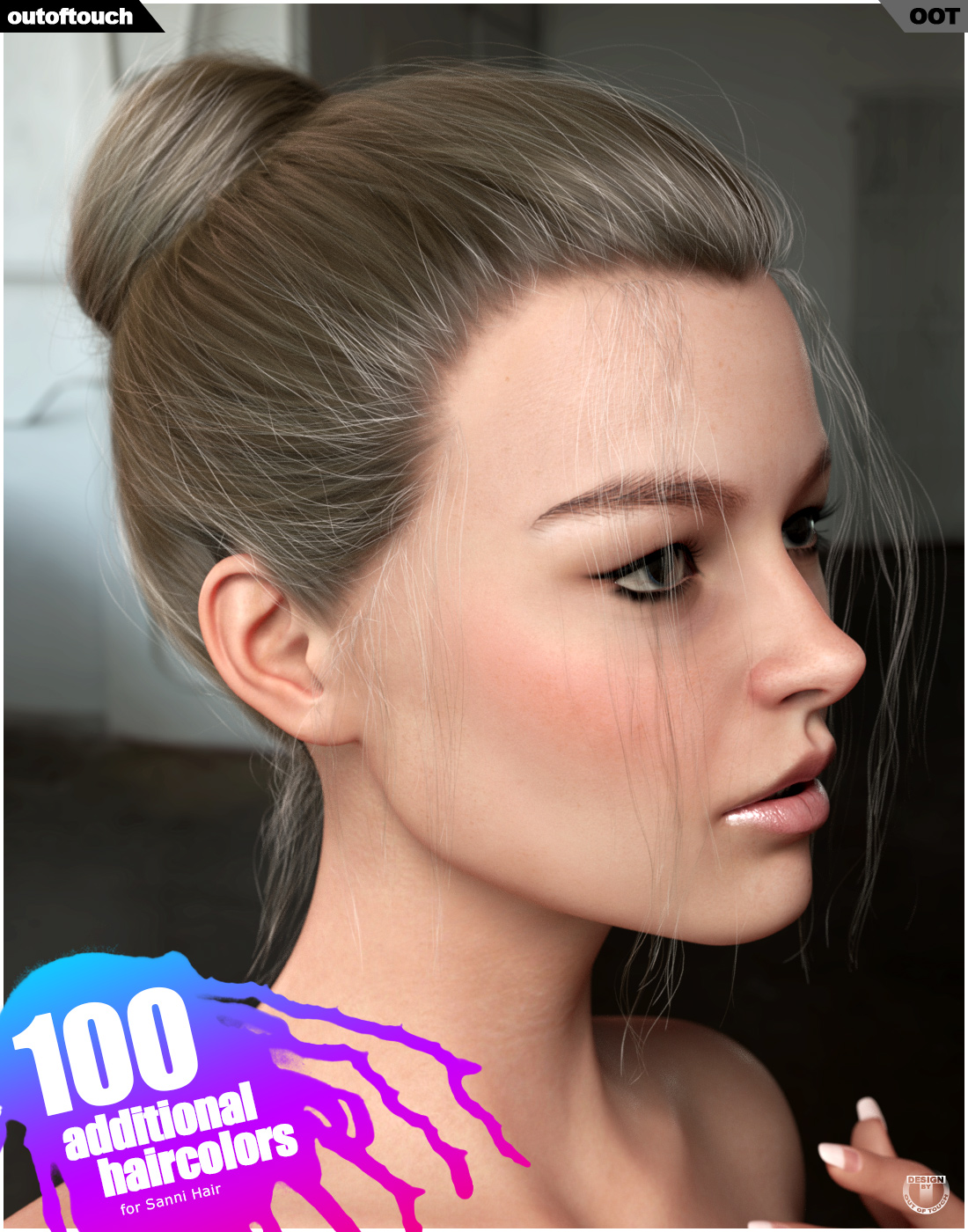 Daily Bun Hair Texture XPansion by N/A
