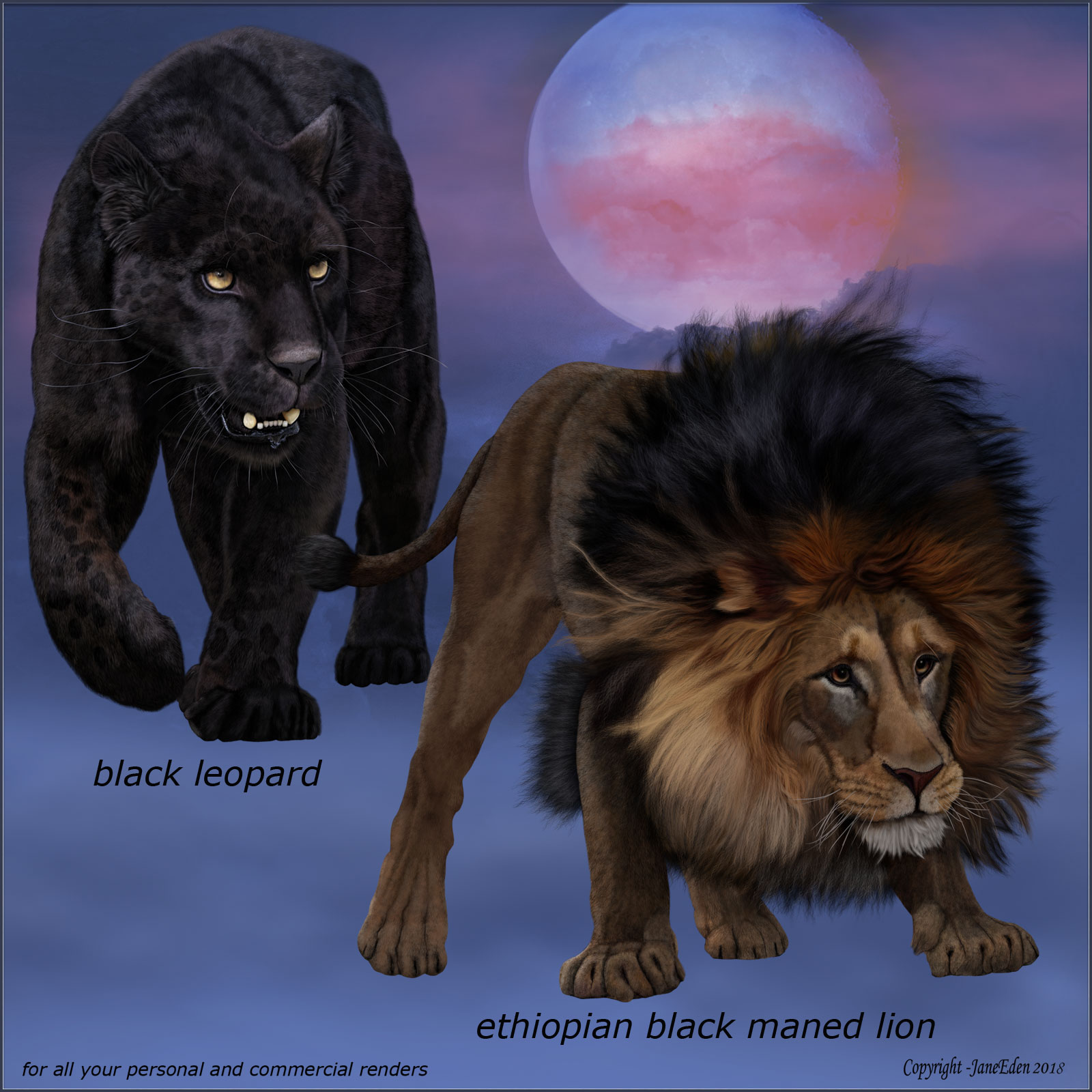 JaneEden's Dark Creatures by N/A