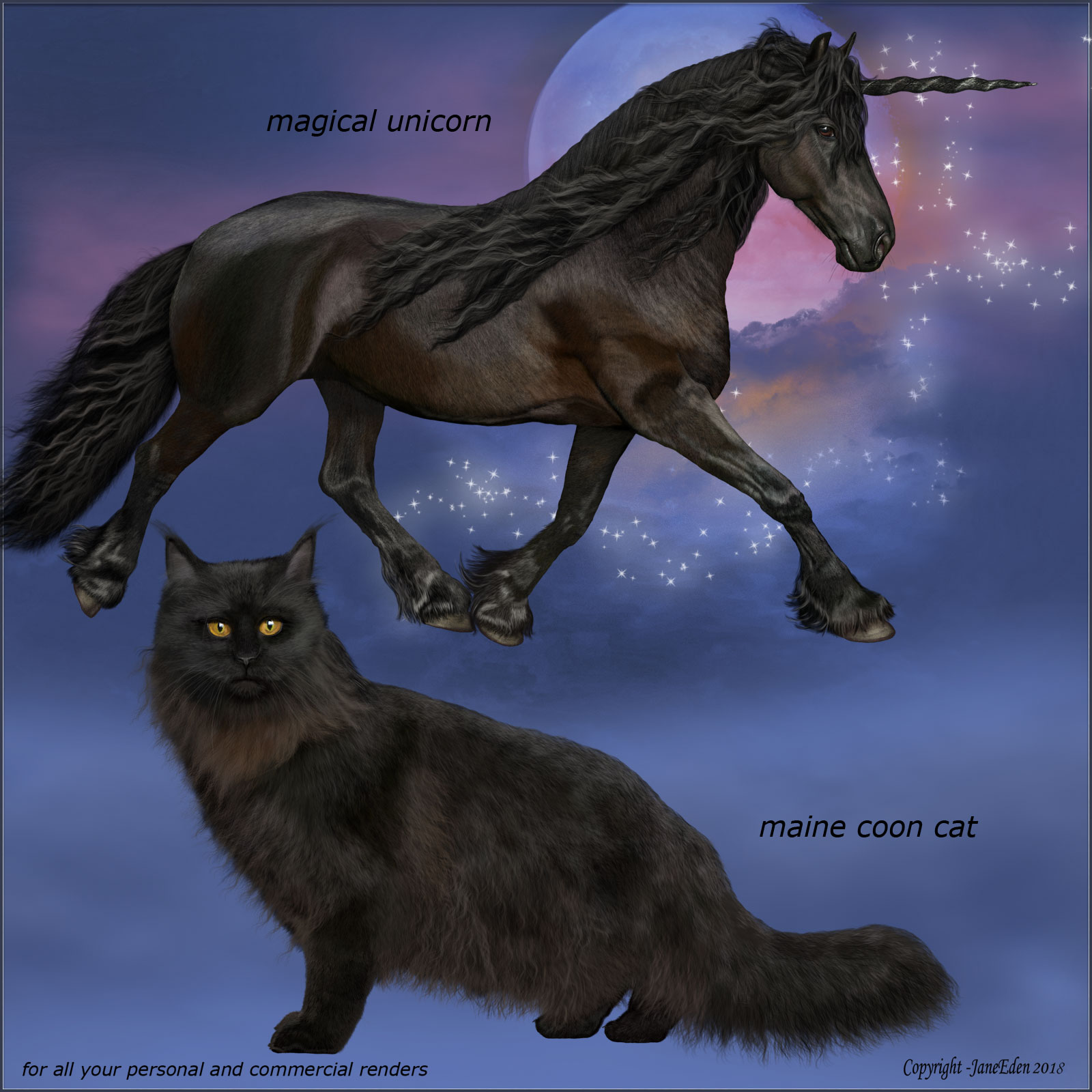 JaneEden's Dark Creatures by N/A
