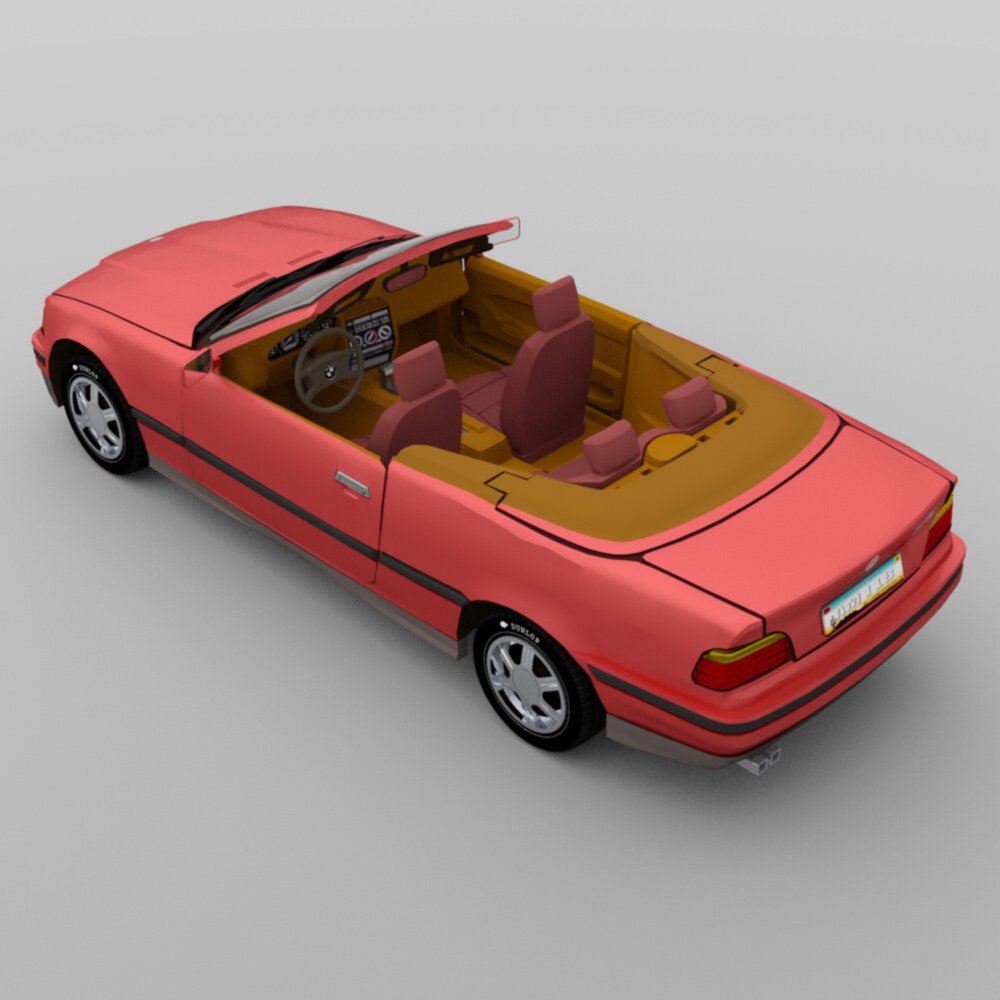 BMW 325i for DAZ Studio by N/A