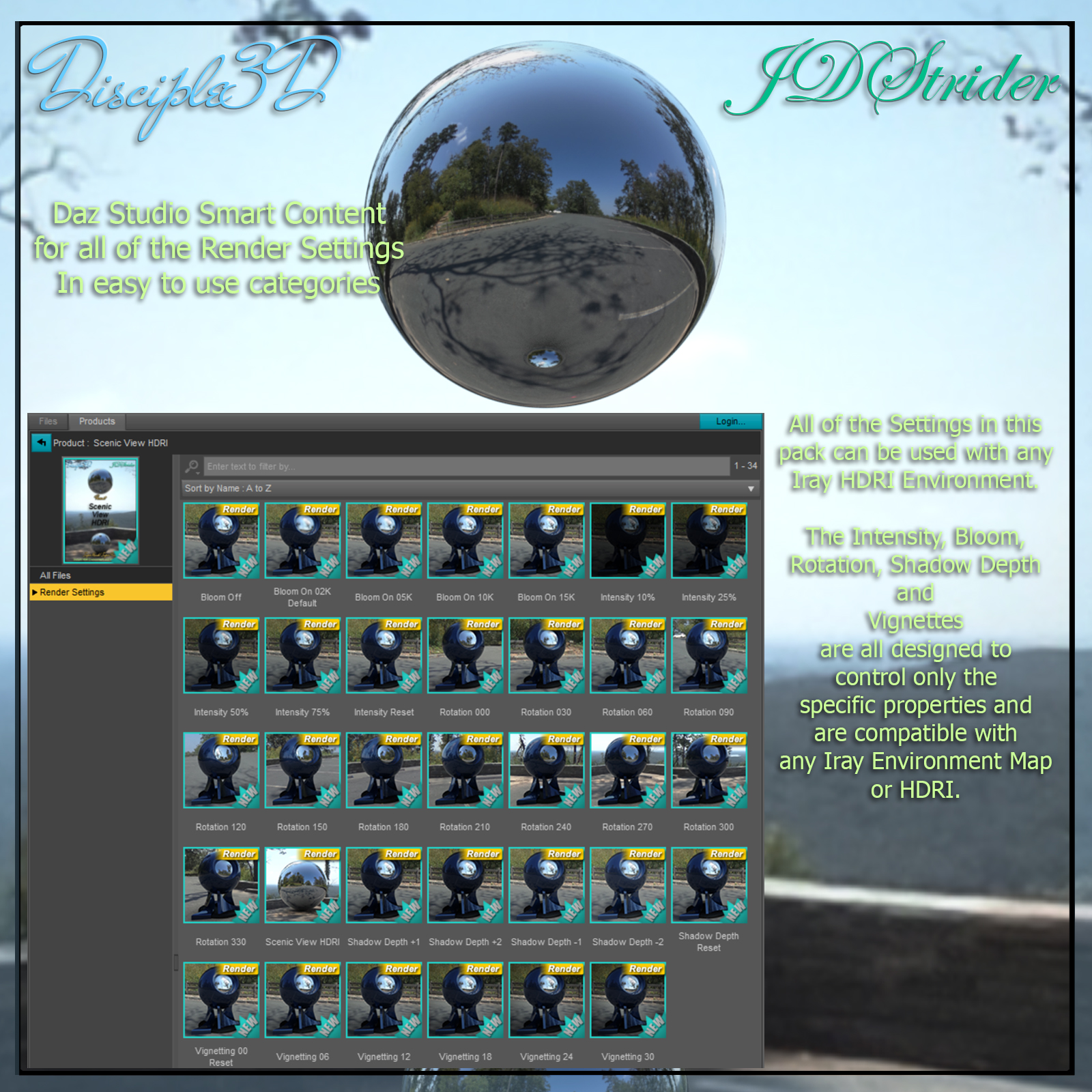 Disciple3d - Scenic View HDRI by N/A