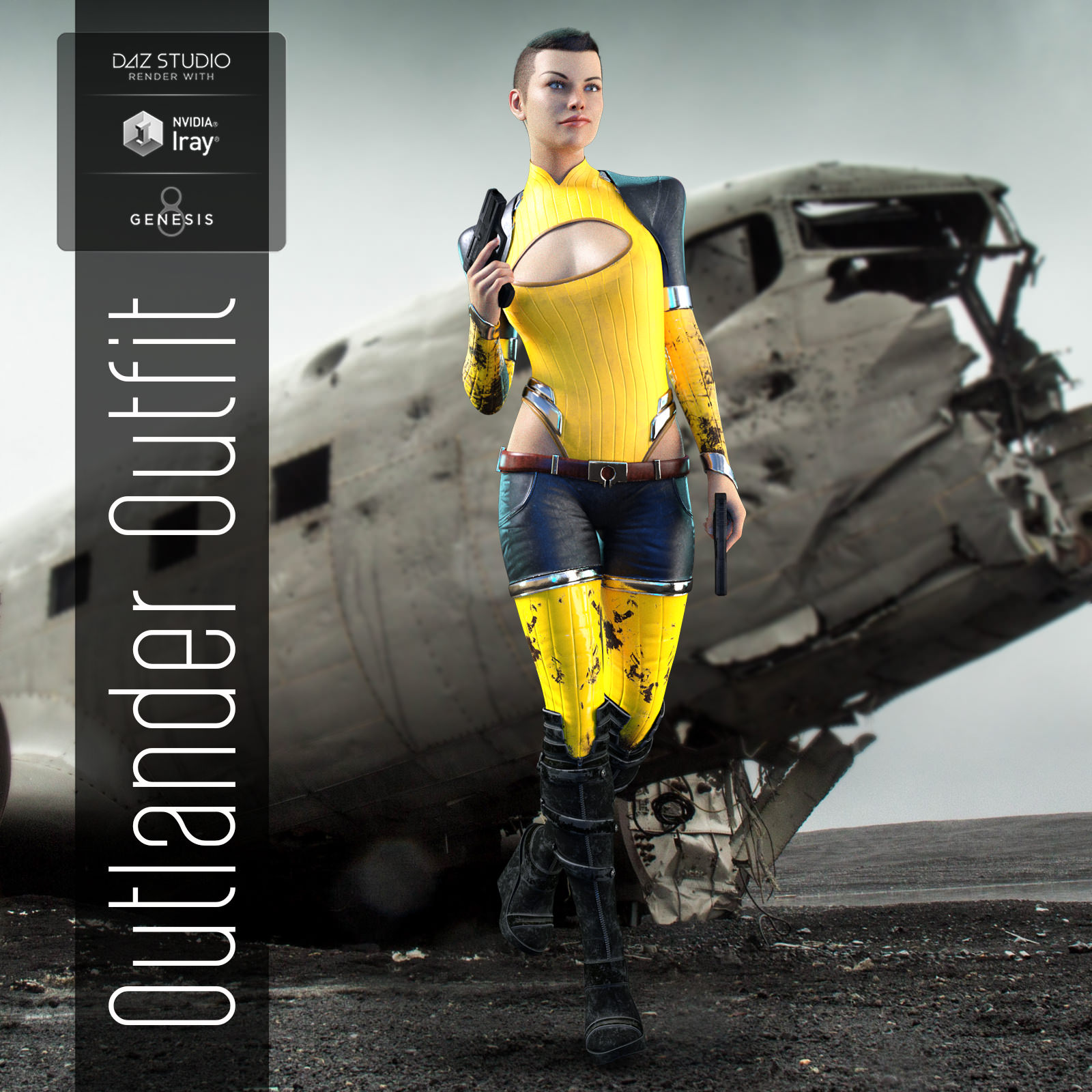 Outlander Outfit for Genesis 8 by N/A