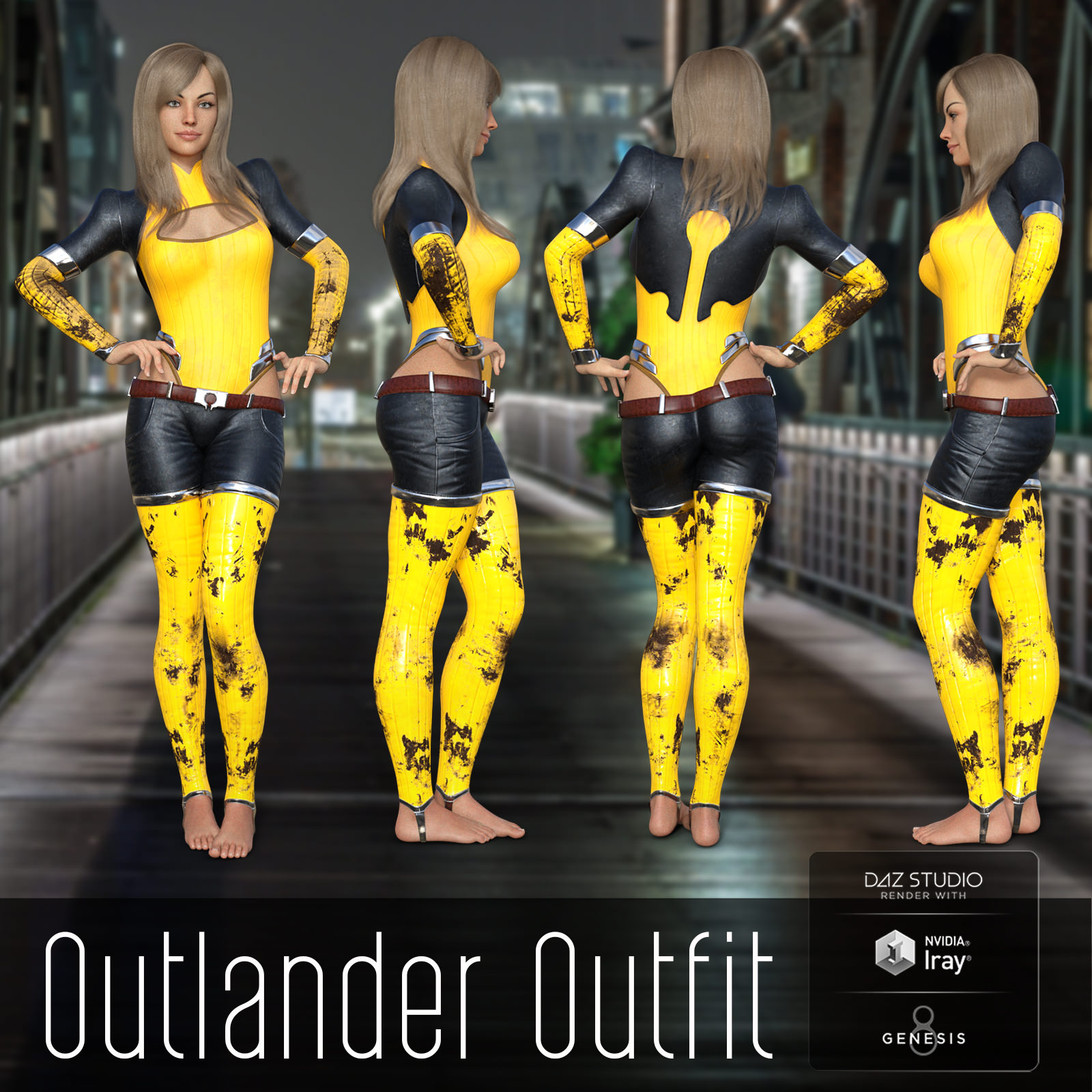 Outlander Outfit for Genesis 8 by N/A