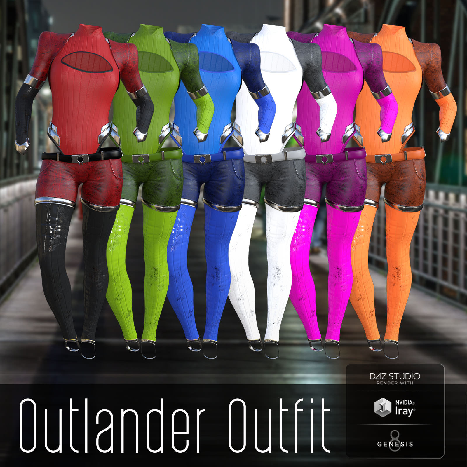 Outlander Outfit for Genesis 8 by N/A