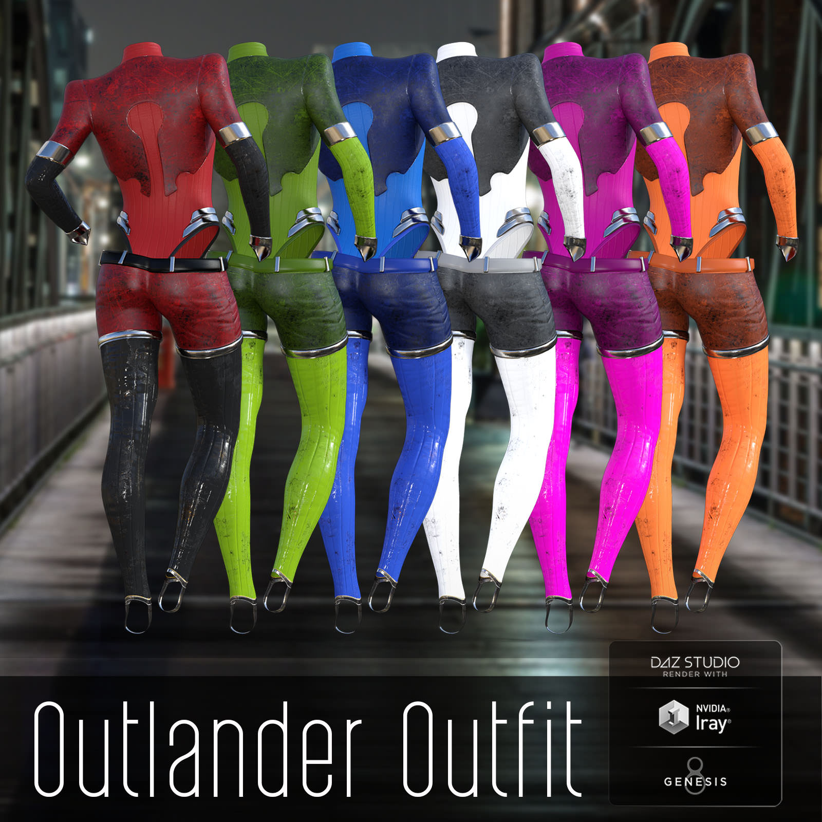 Outlander Outfit for Genesis 8 by N/A