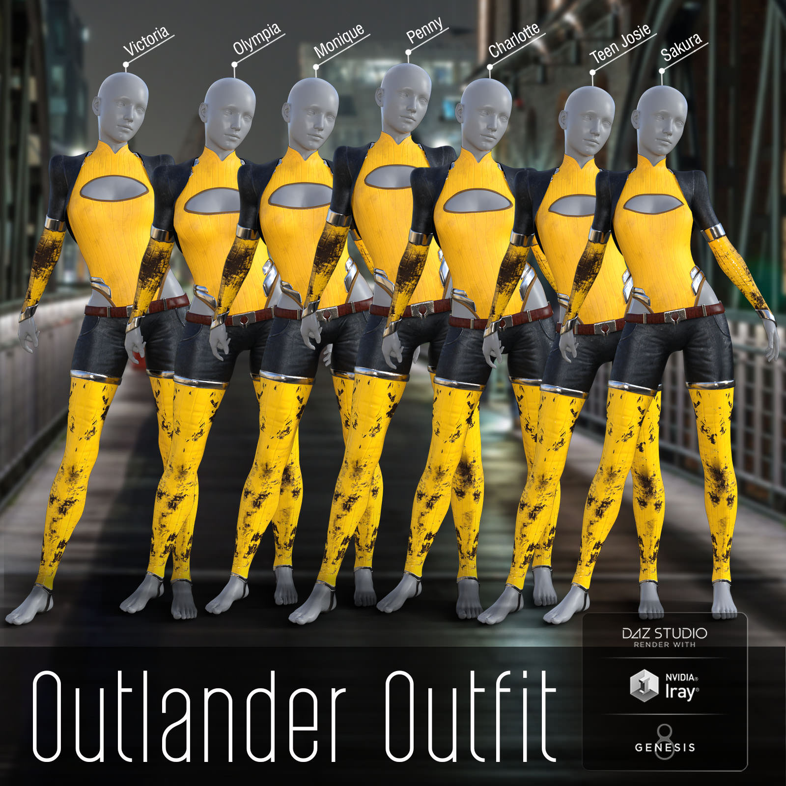 Outlander Outfit for Genesis 8 by N/A