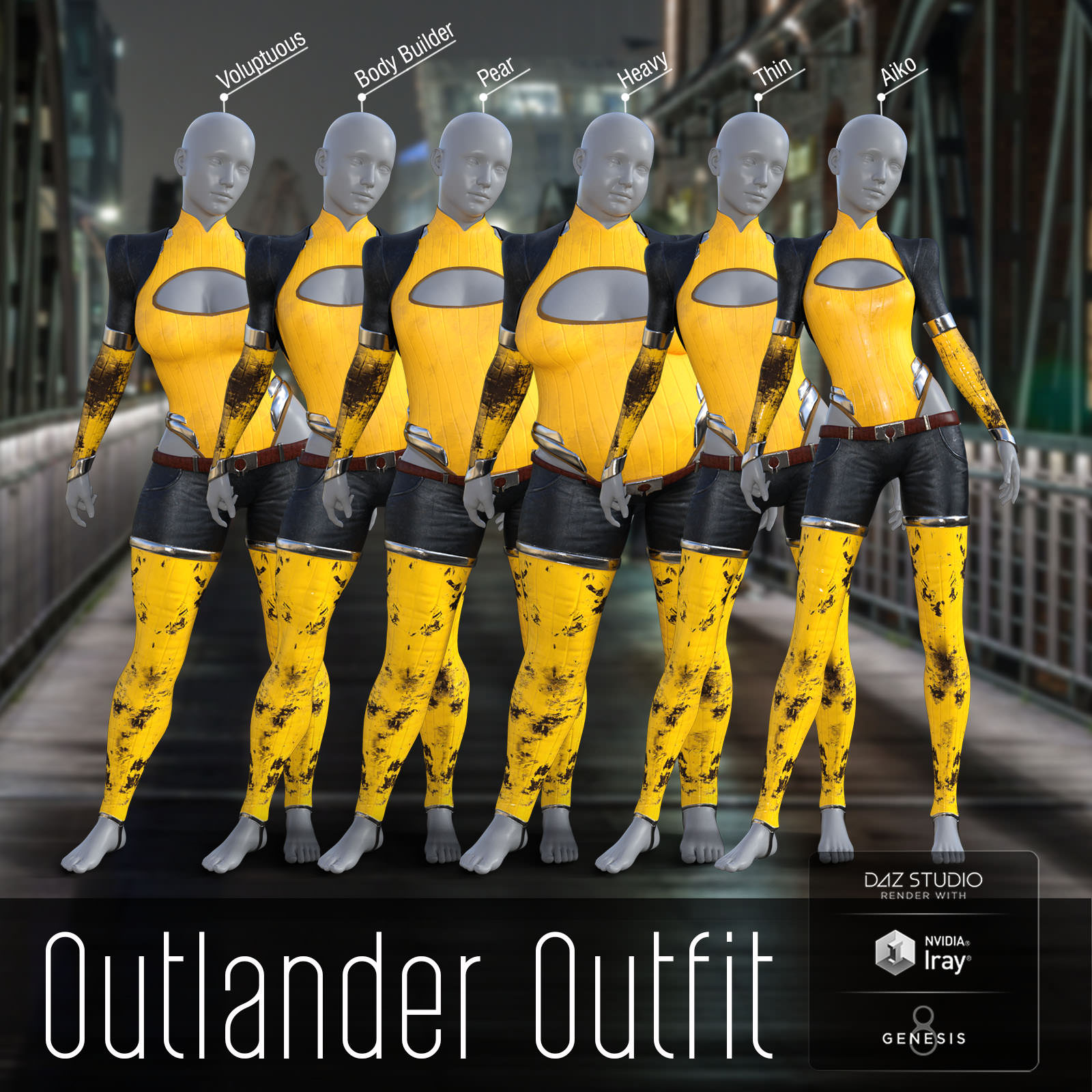 Outlander Outfit for Genesis 8 by N/A