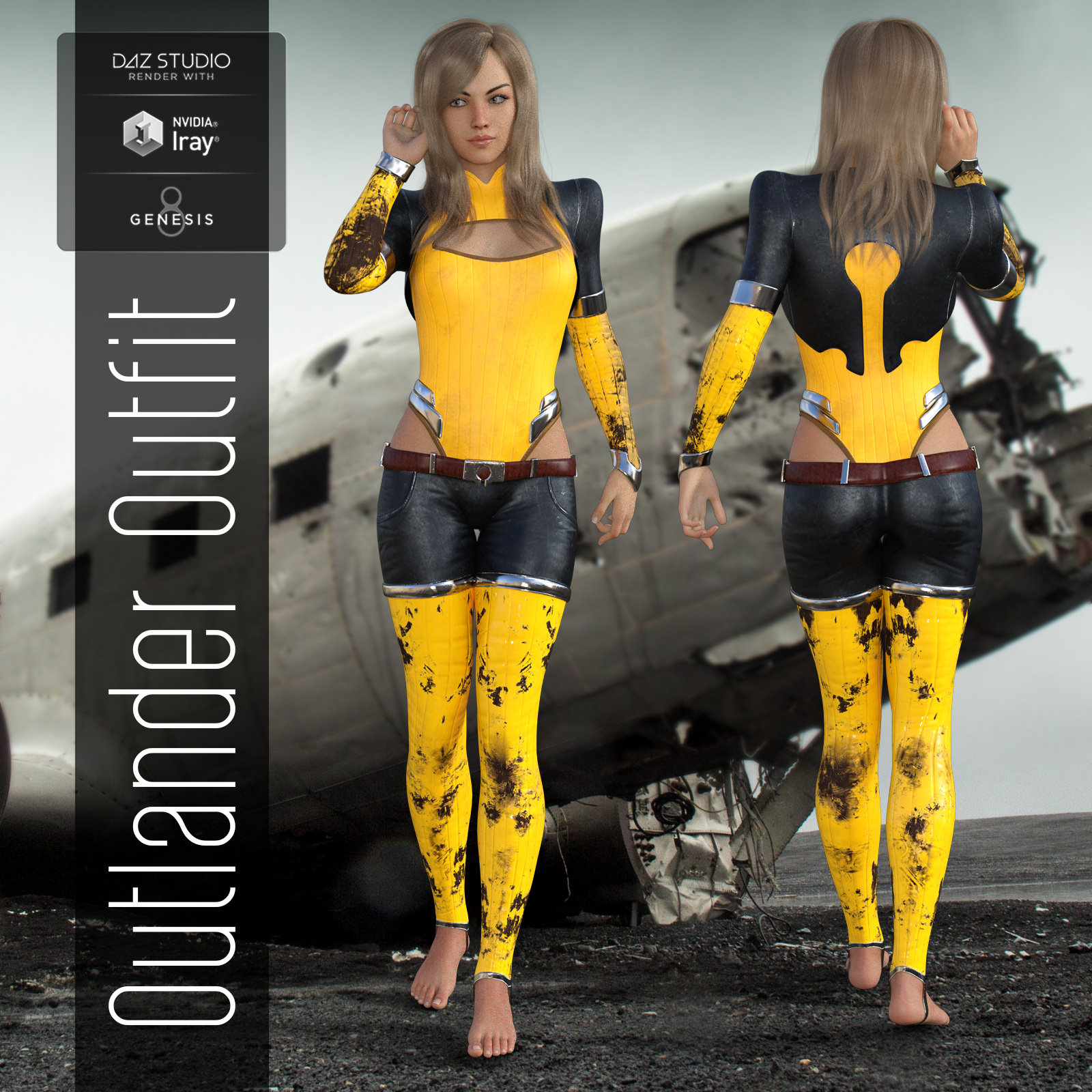 Outlander Outfit for Genesis 8 by N/A