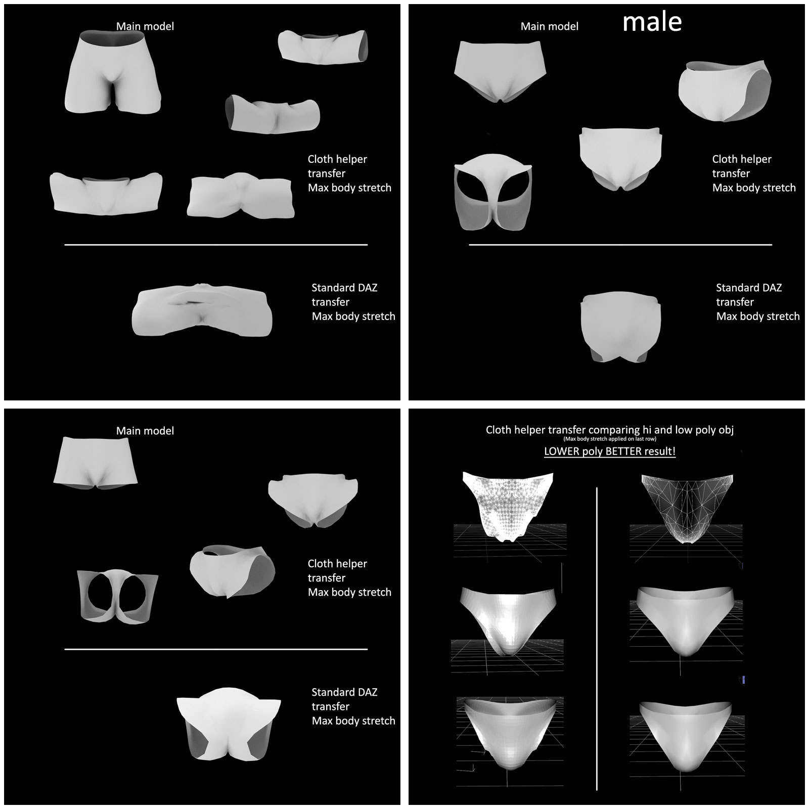 Cloth Helper for G3F and G3M by N/A