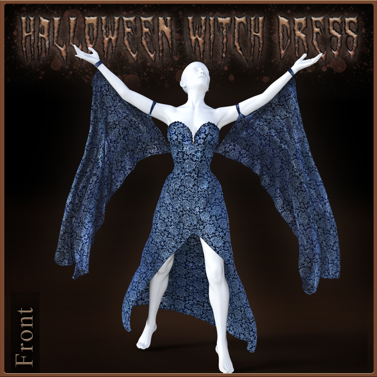 Halloween Witch Dress for Genesis 8 Females by N/A