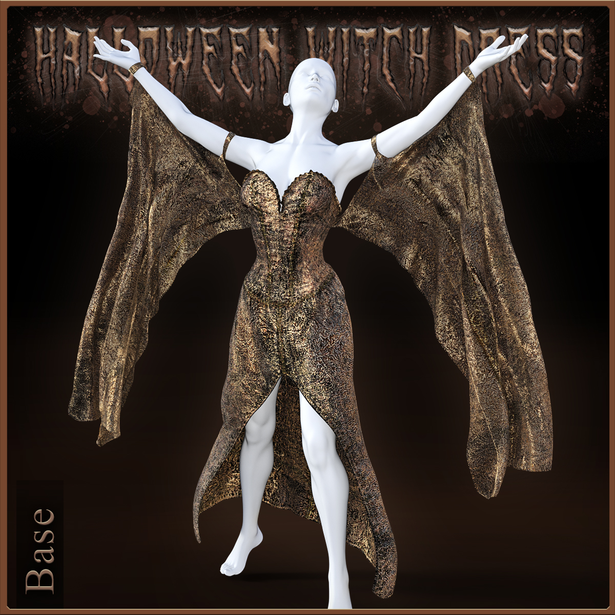 Halloween Witch Dress for Genesis 8 Females by N/A